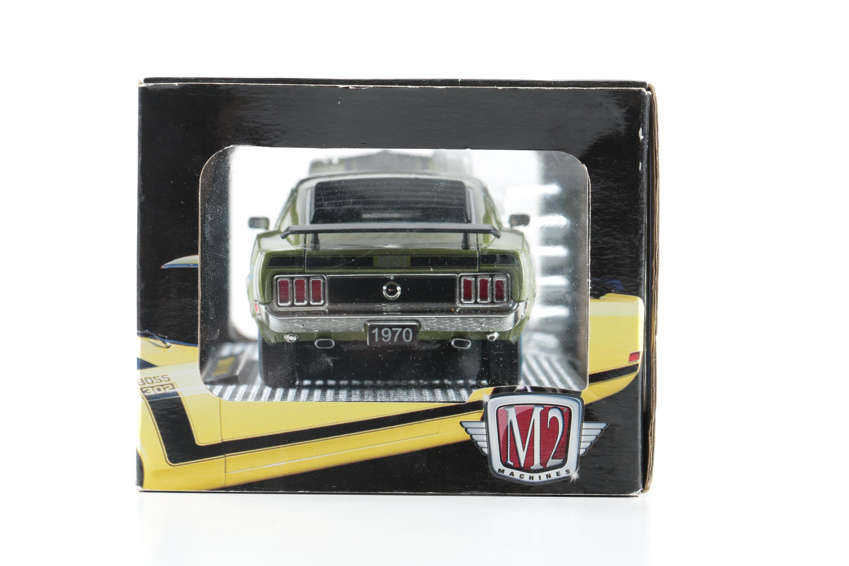 M2 1970s Ford Mercury and Plymouth Barracuda Die Cast Cars