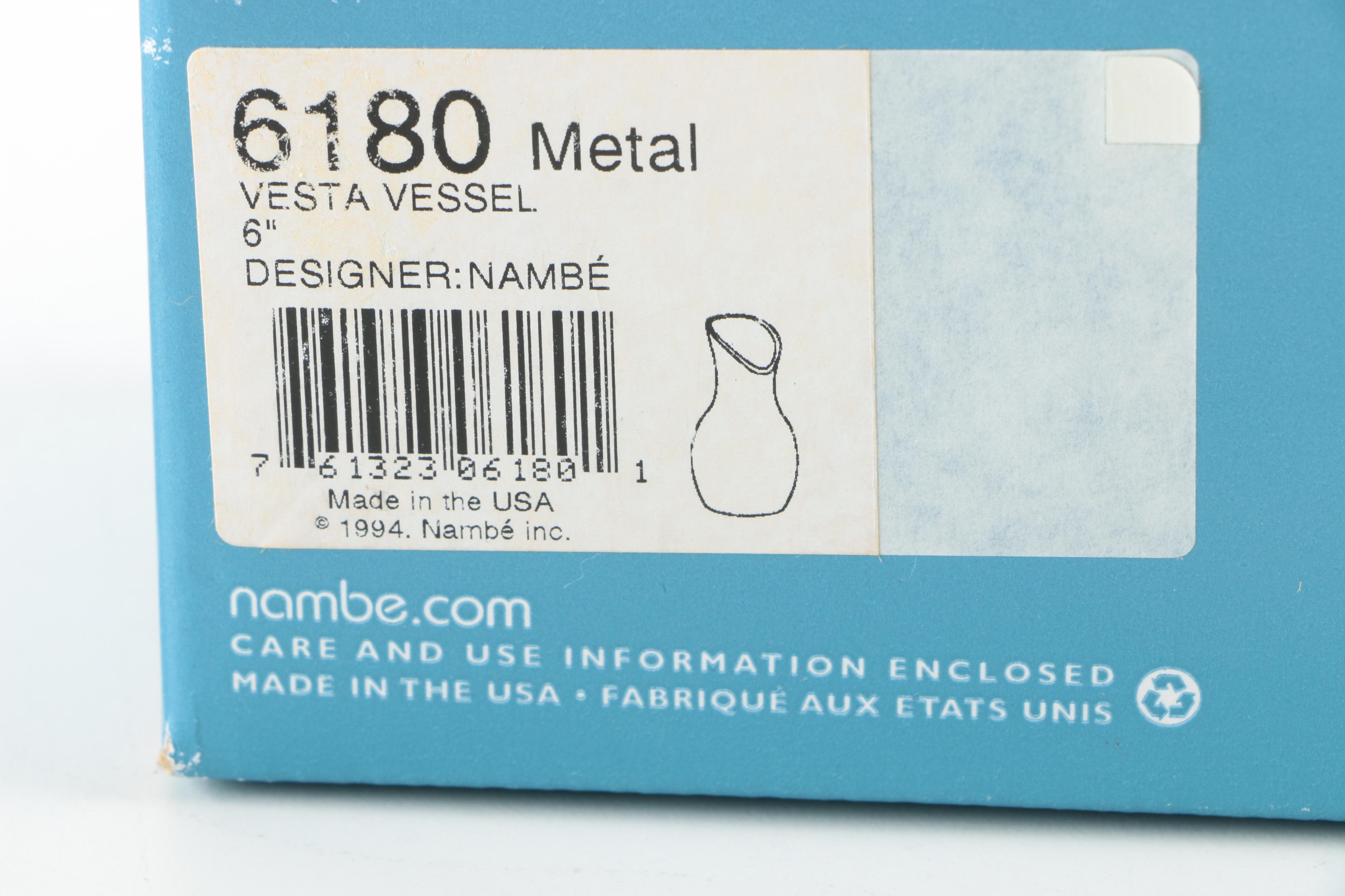 Vintage Nambre "Vesta Vessel" Vase