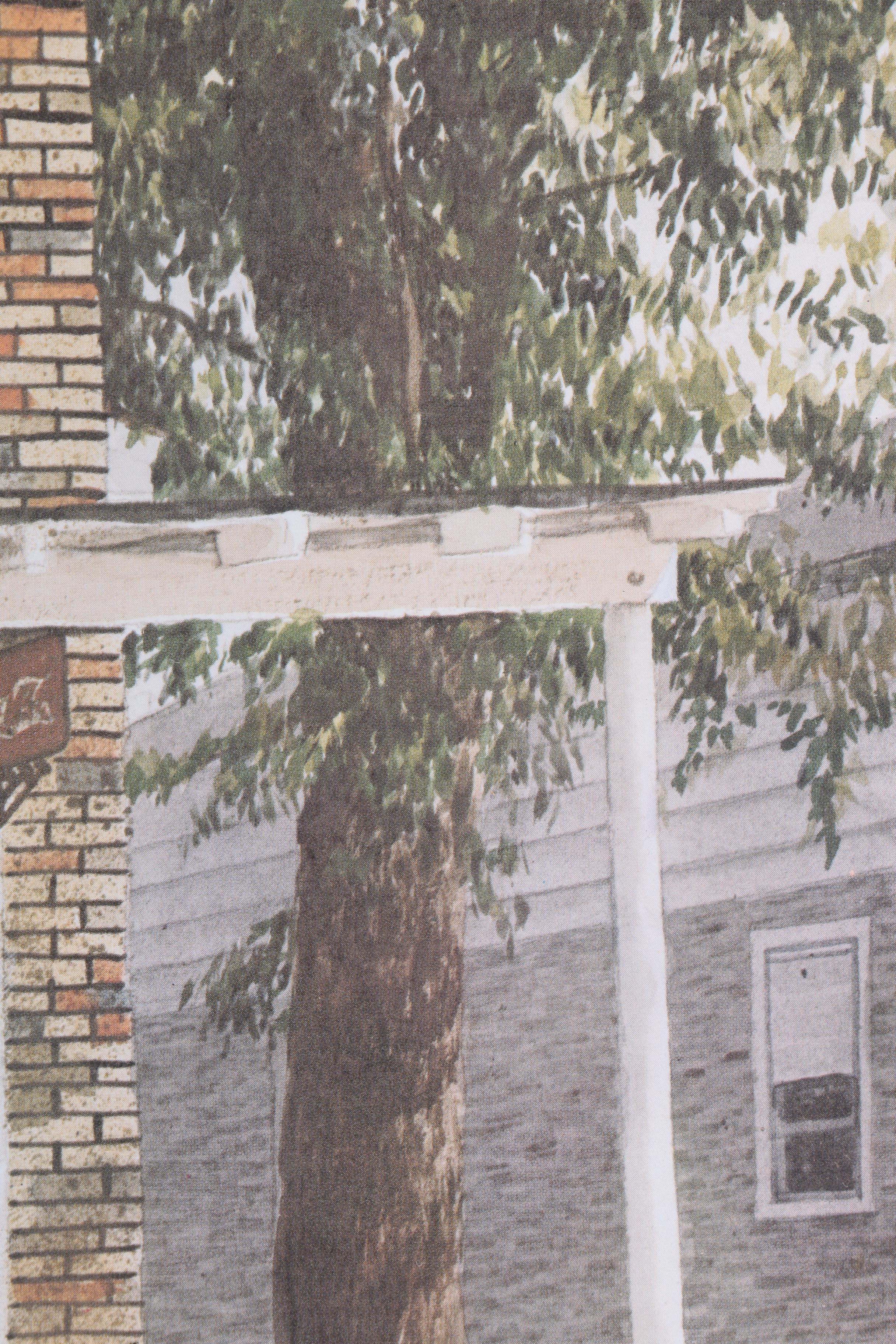 Rex W. Robinson Limited Edition Offset Lithograph of a Storefront