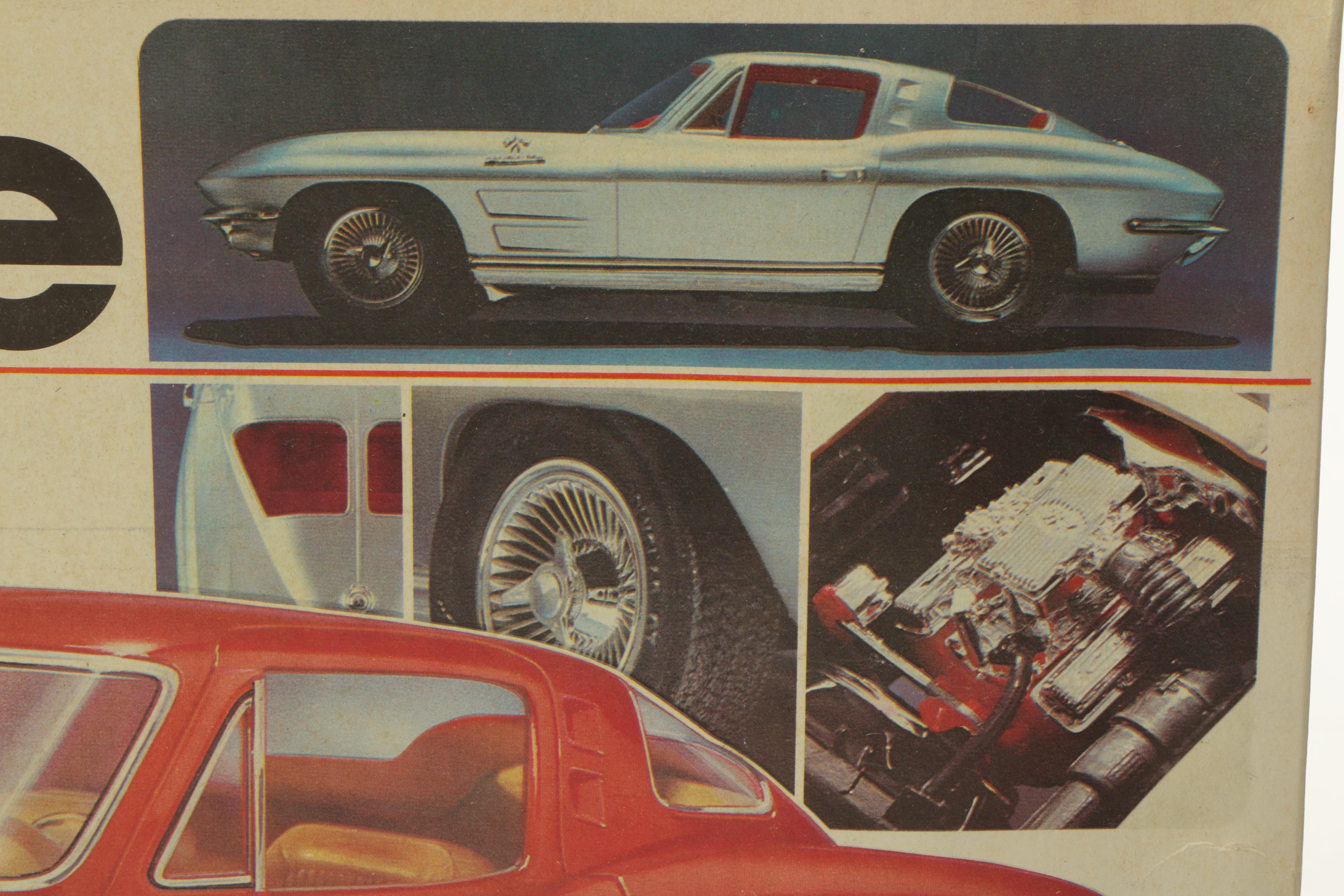 Three Vintage Chevy Die-Cast Car Models