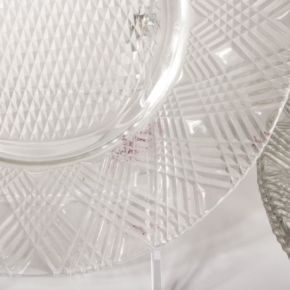 "Starlight Clear" Luncheon Set Hazel Atlas Glass Company