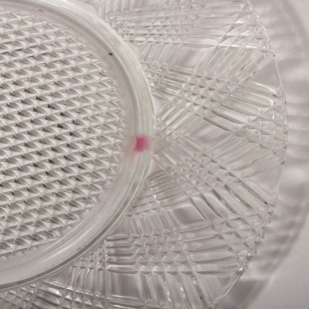 "Starlight Clear" Luncheon Set Hazel Atlas Glass Company