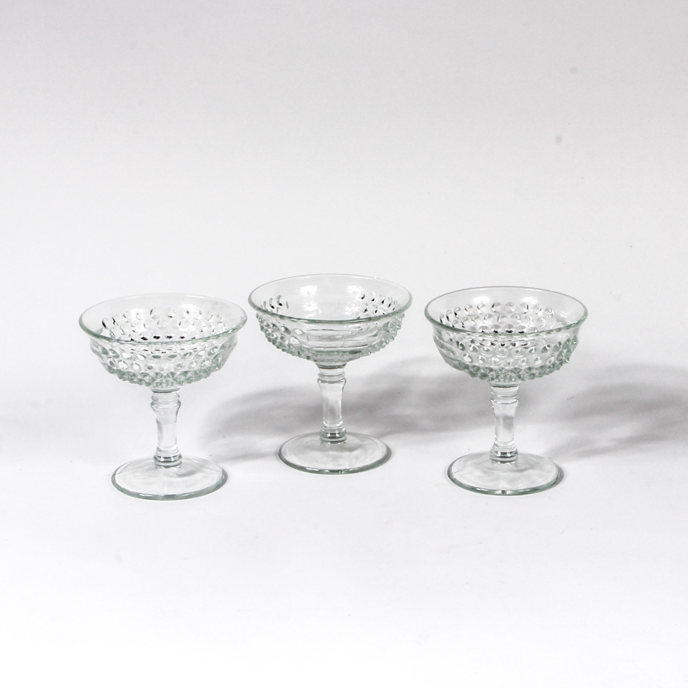 Assortment of Pressed Glass Featuring Fenton