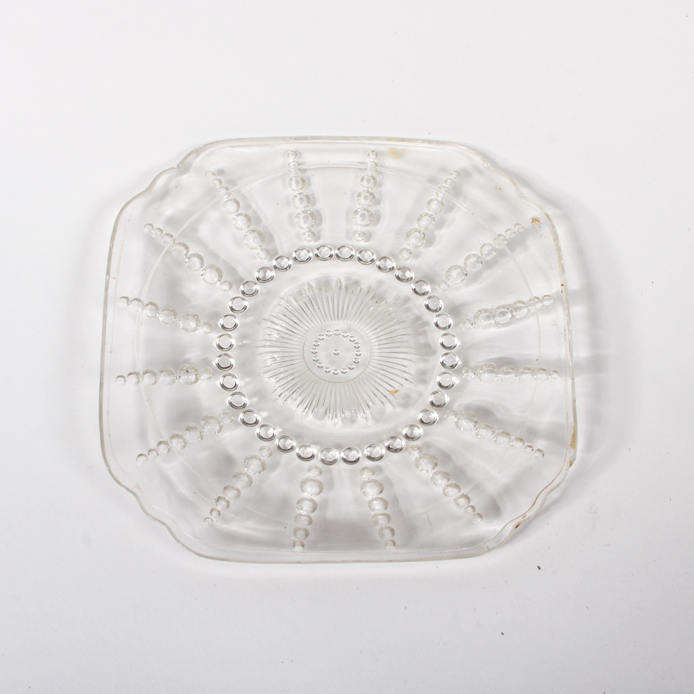 Assortment of Pressed Glass Featuring Fenton