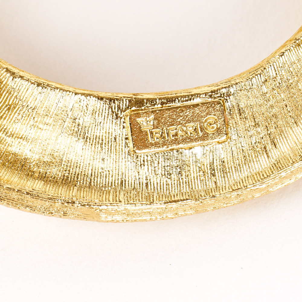 Trifari Gold Tone Costume Jewelry Collection