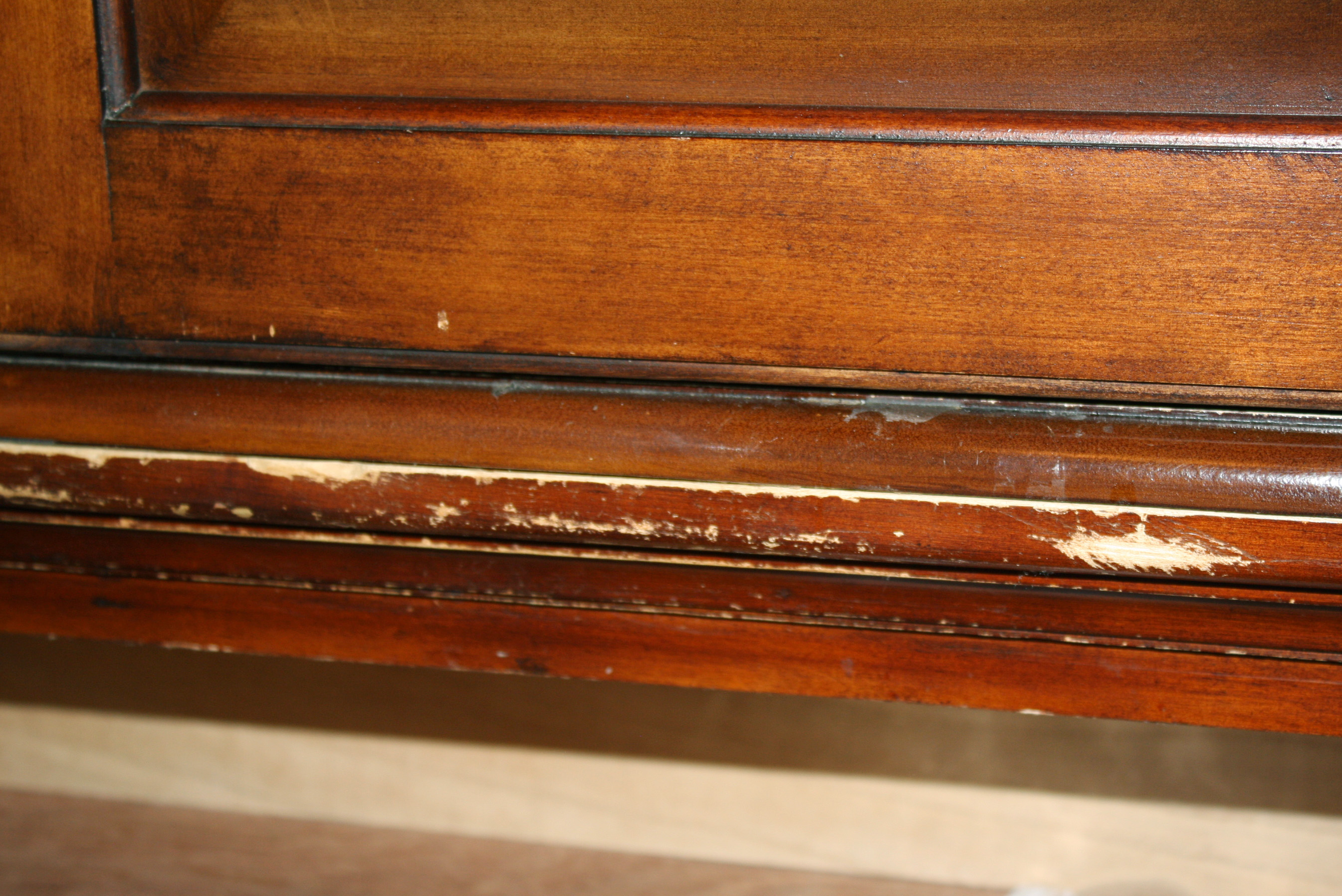 Vintage Mixed Wood Armoire