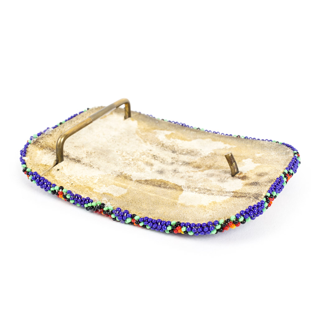 Native American Style Vintage Beaded Belt Buckle