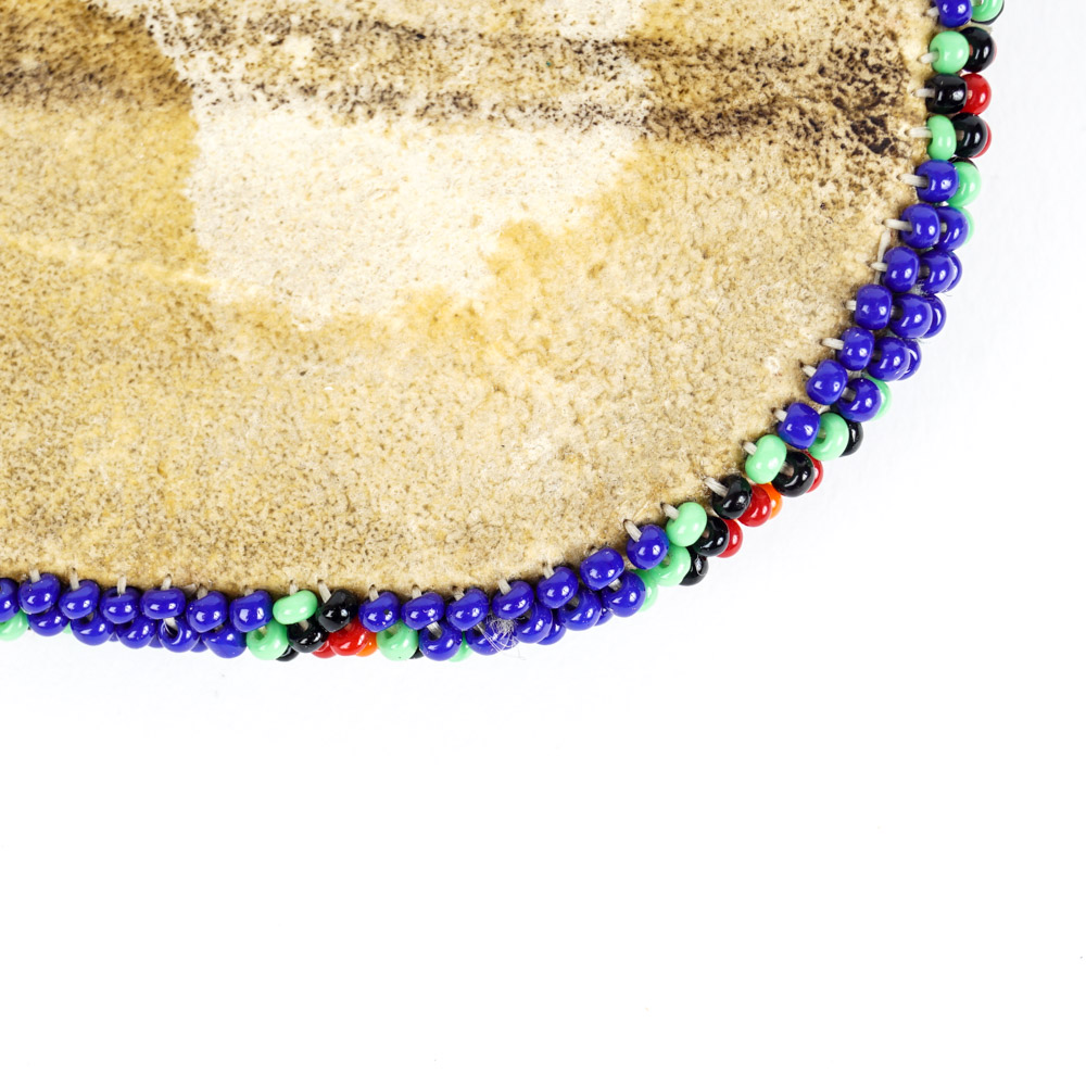 Native American Style Vintage Beaded Belt Buckle