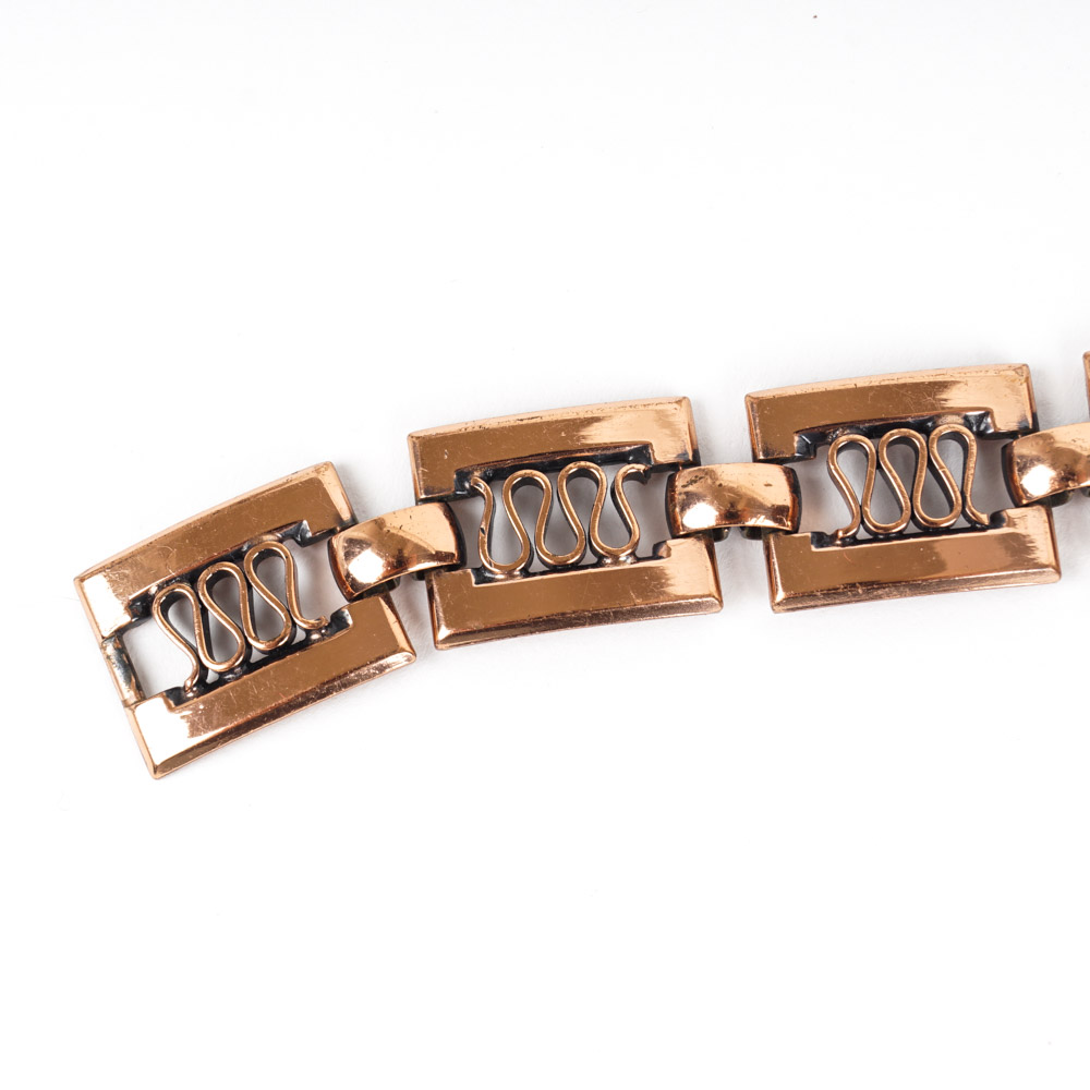 Vintage Renoir Copper Tone Metal Jewelry