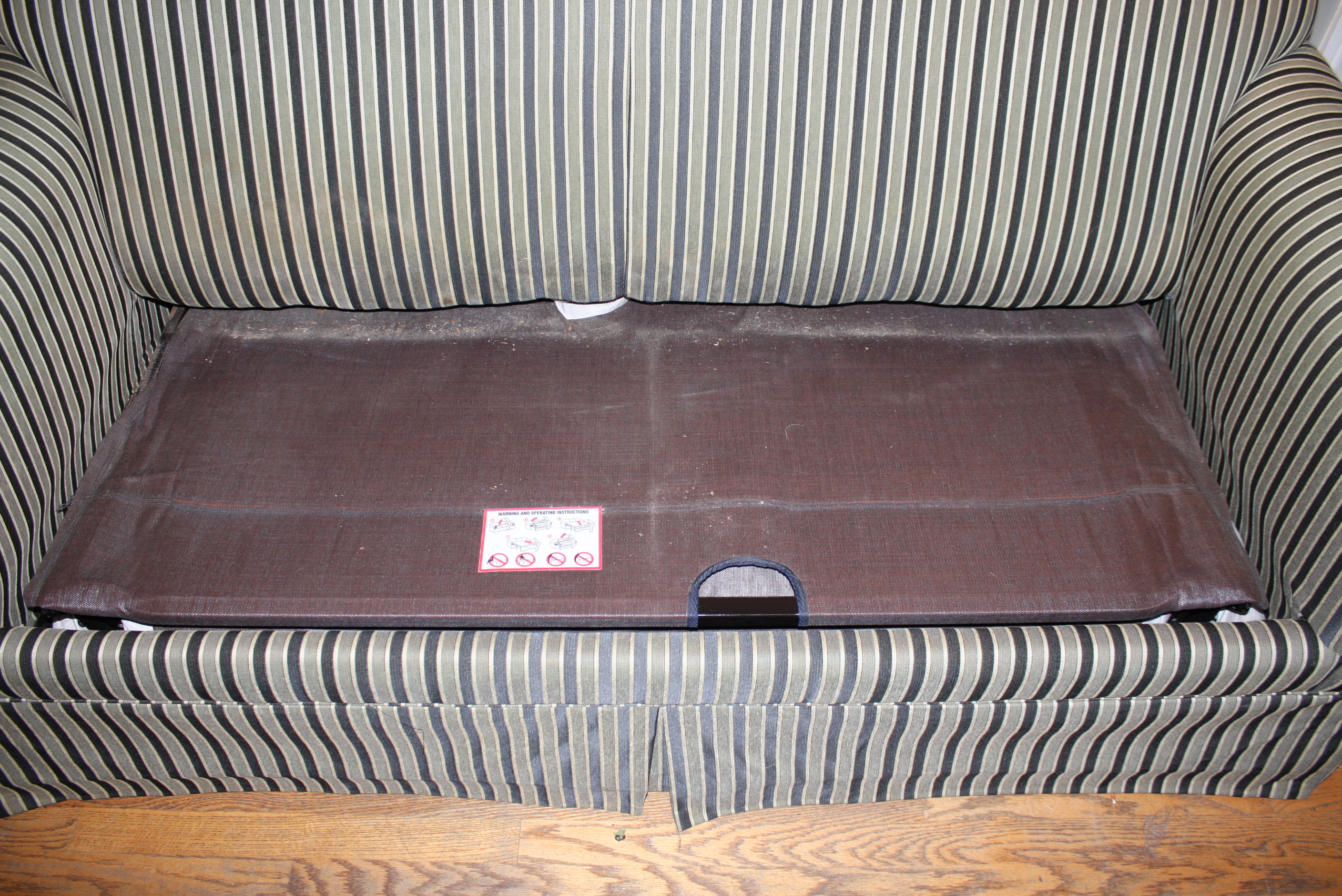 Striped Sleeper Sofa