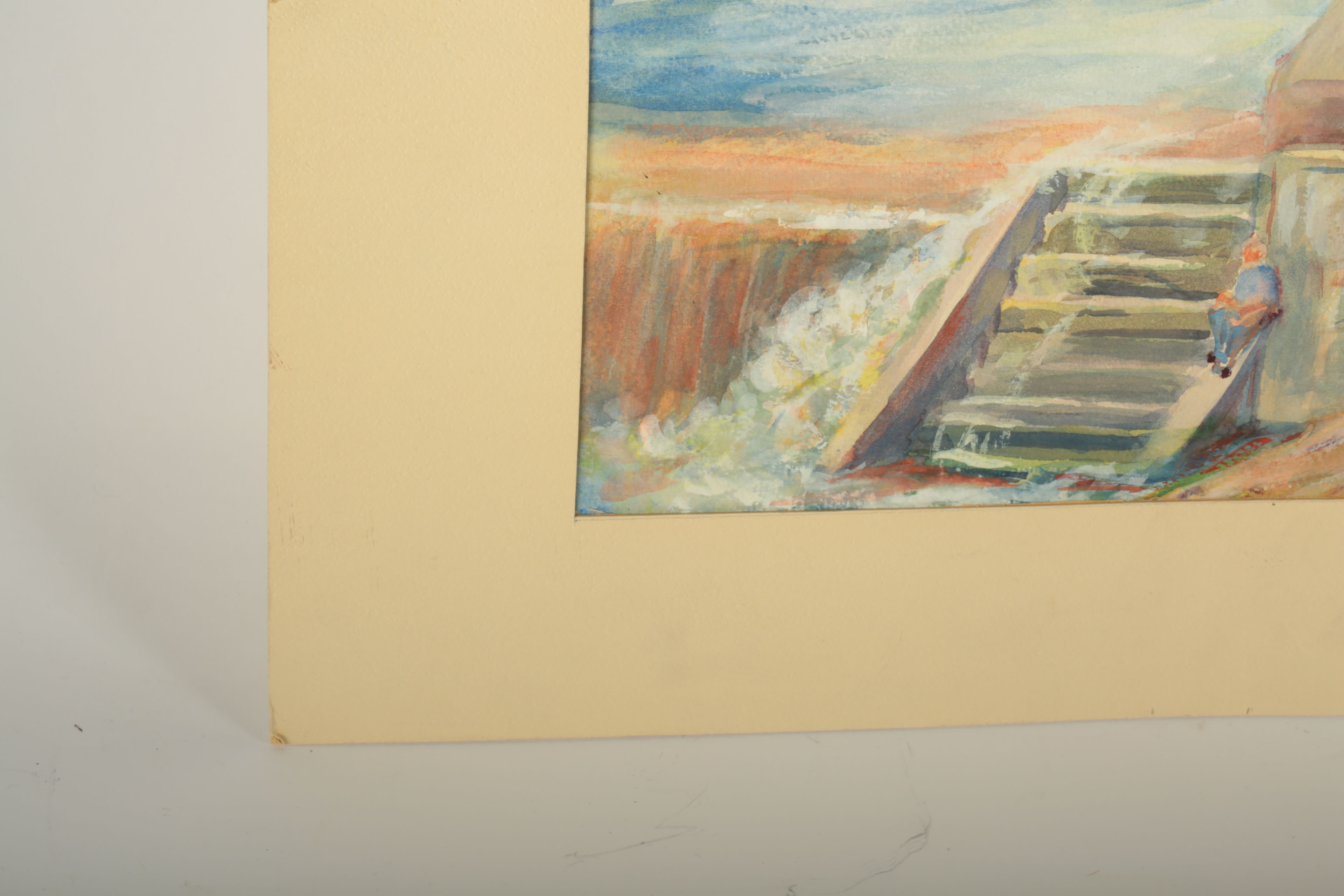 Ed J Hummer Watercolor Painting