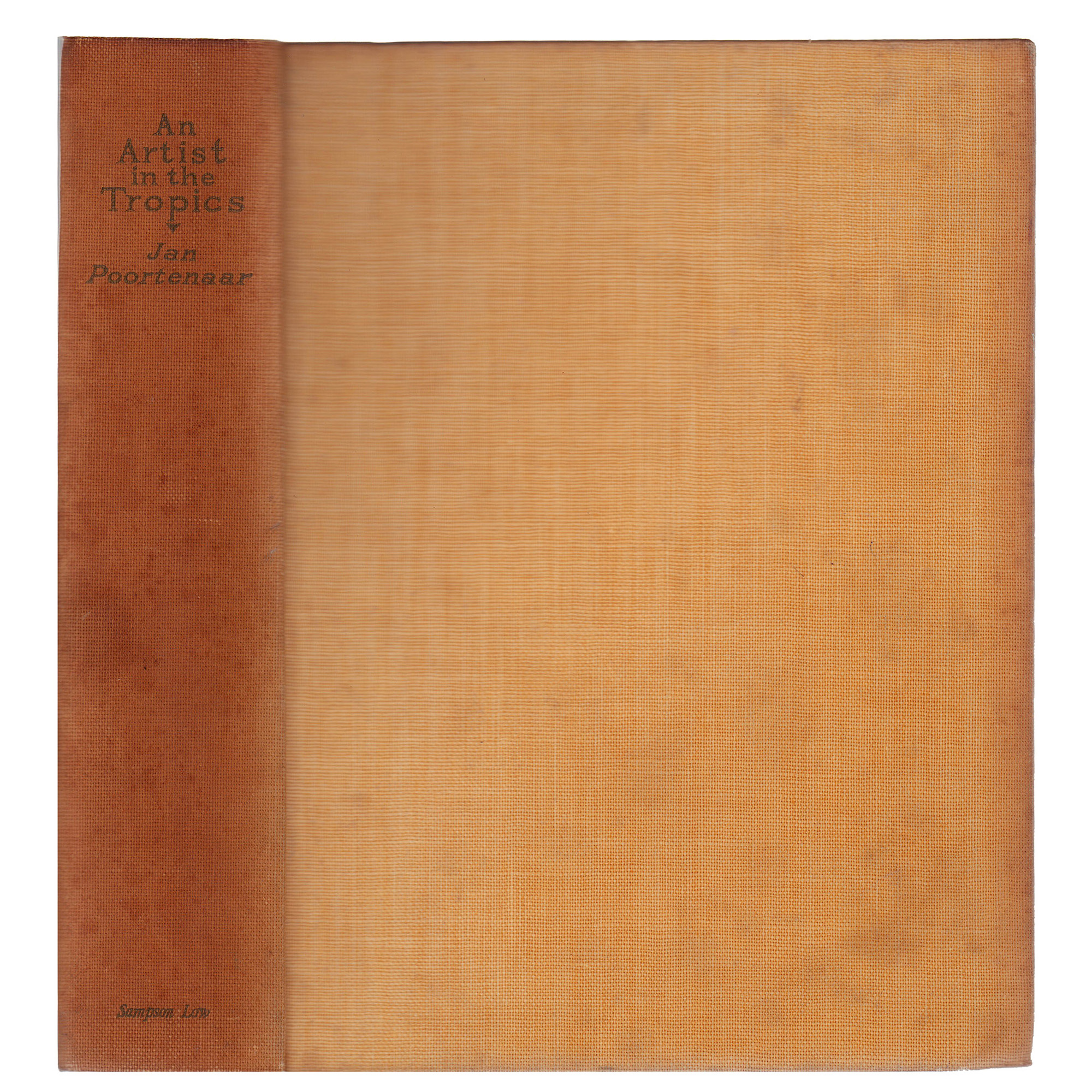 1927 "An Artist In The Tropics" by Jan Poortenaar