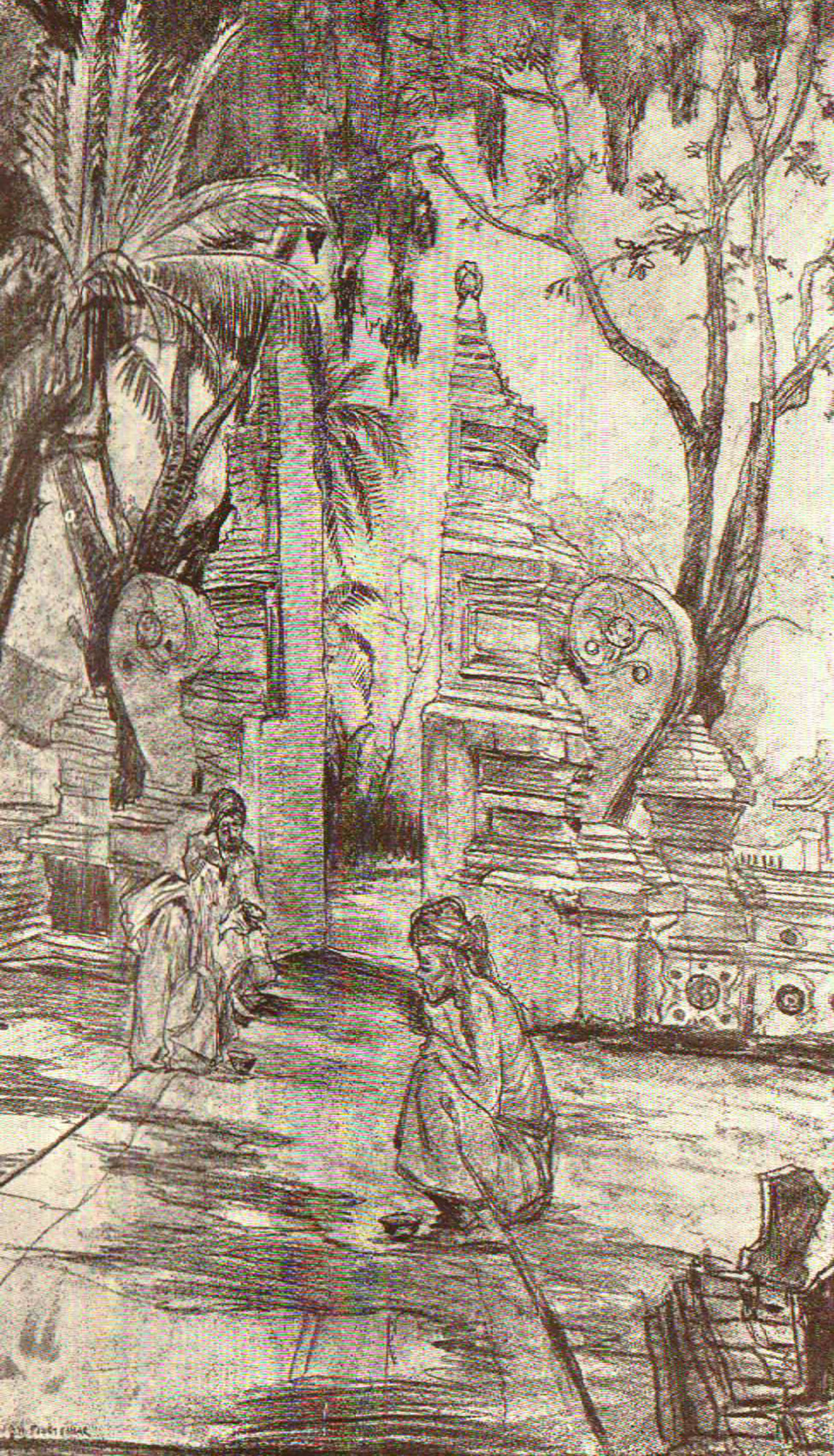 1927 "An Artist In The Tropics" by Jan Poortenaar