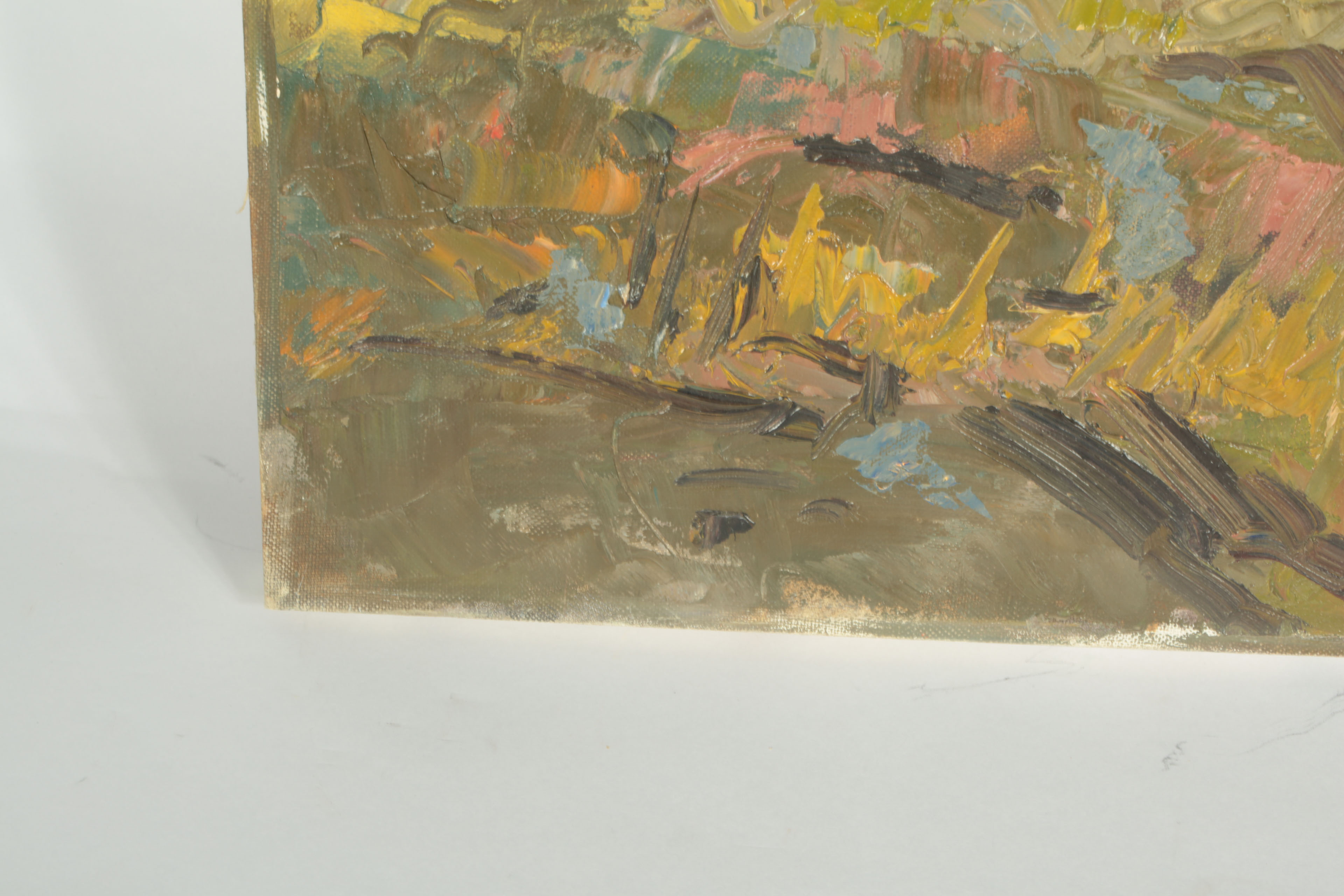 Original Ed J. Hummer Oil Painting "Approach to Fall"