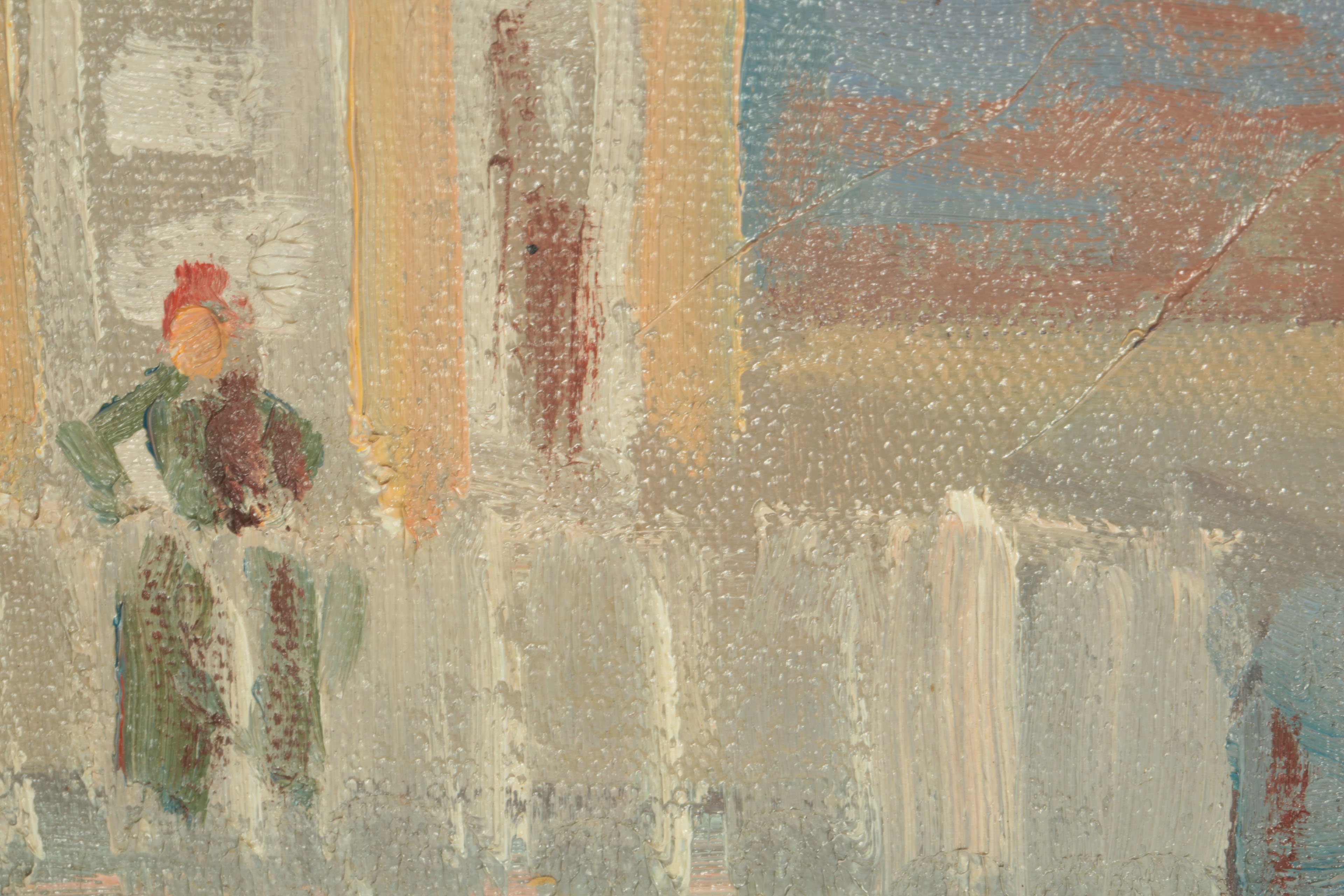 Ed J. Hummer Original Oil Painting on Canvas "The Distraction"