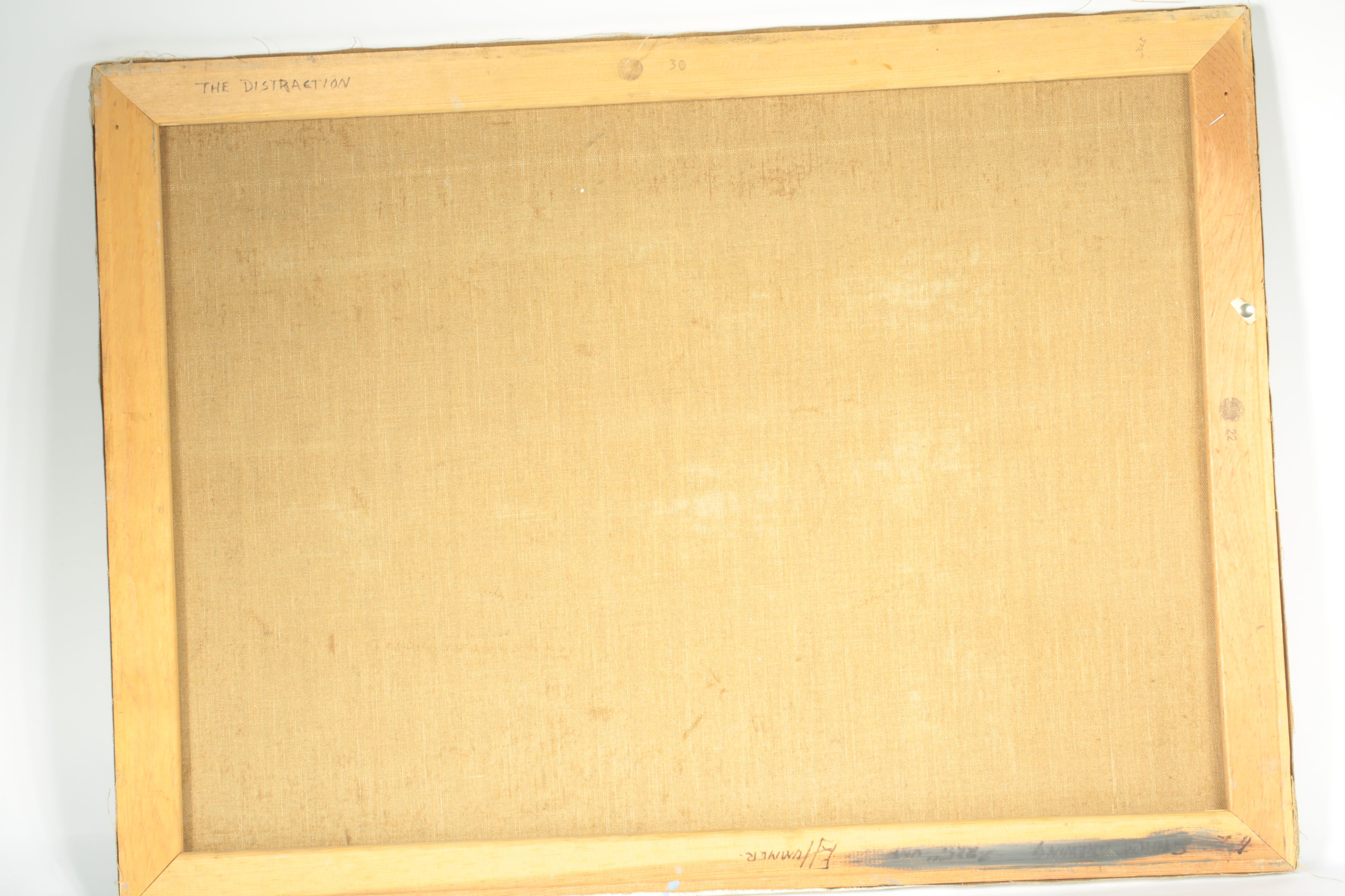 Ed J. Hummer Original Oil Painting on Canvas "The Distraction"