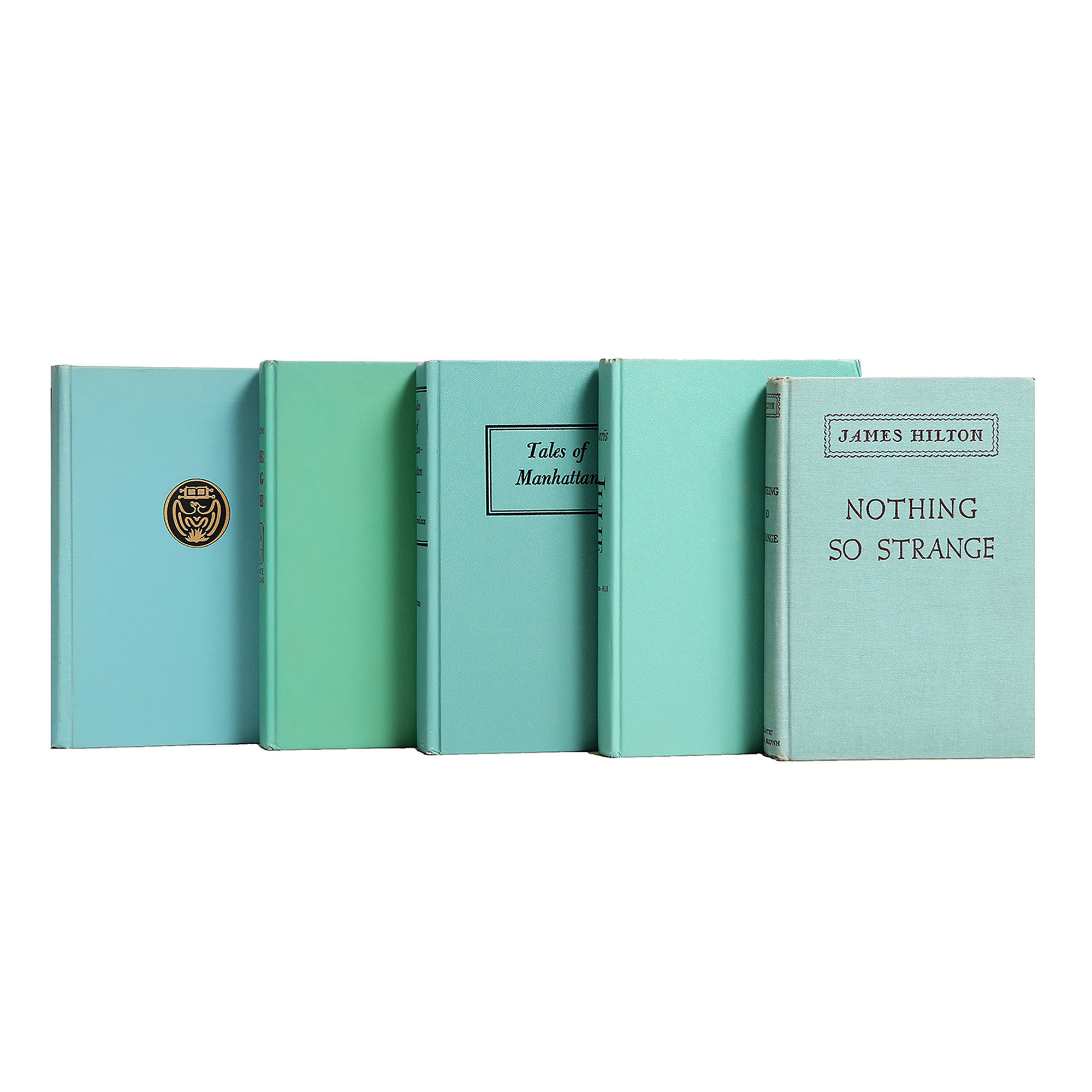 Mid-Century Mint Green Books