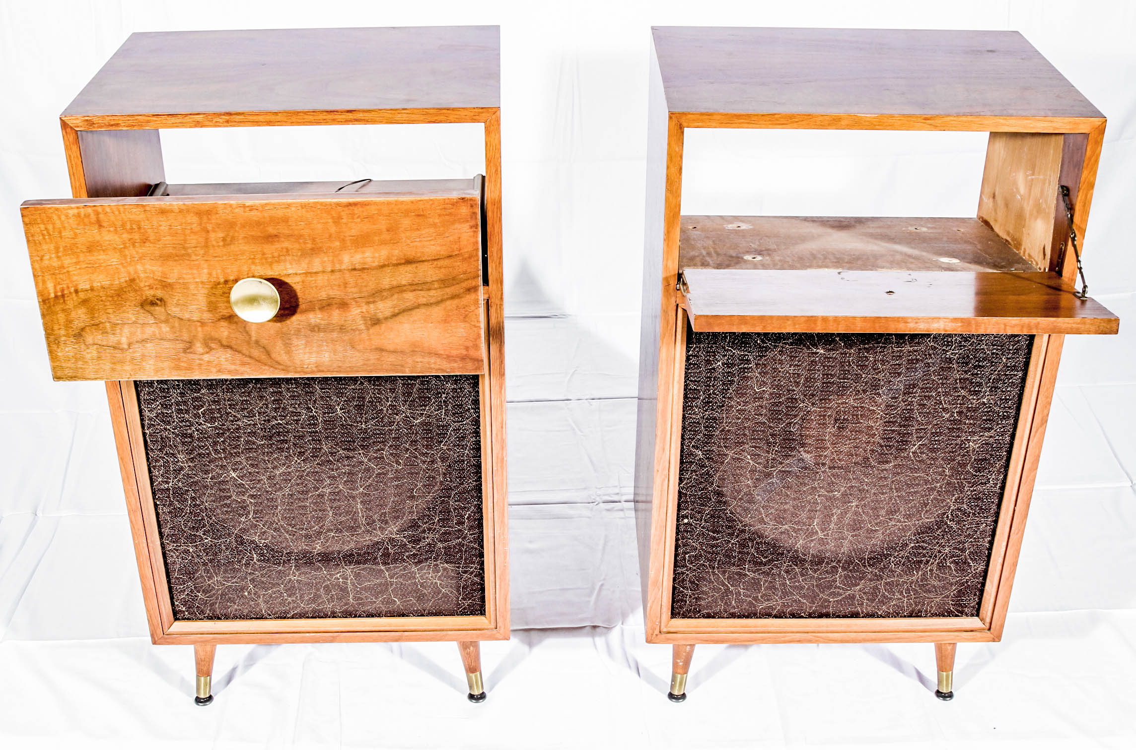 Mid-Century Speakers with Component Area