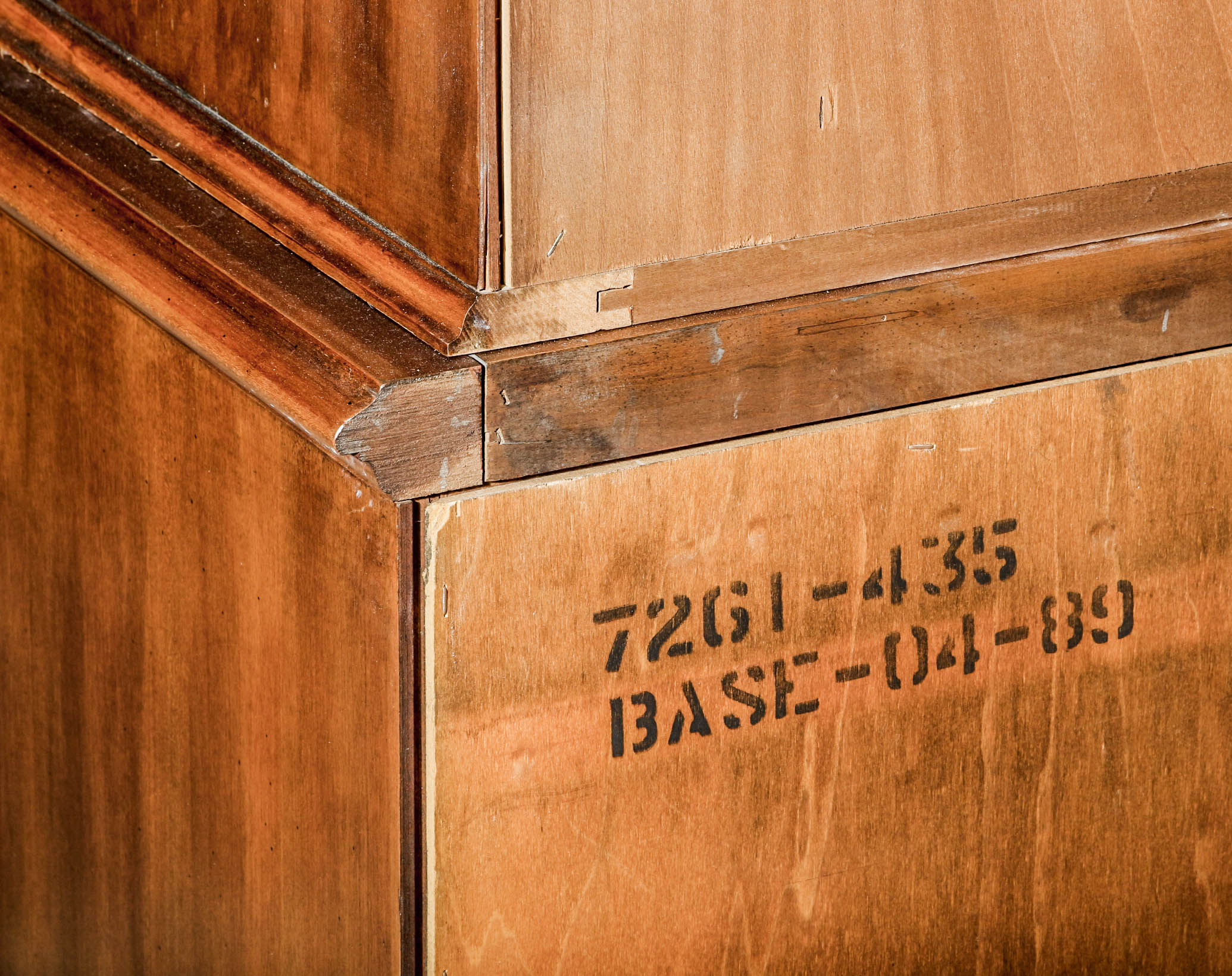 Vintage Chippendale Style Two Unit China Cabinet