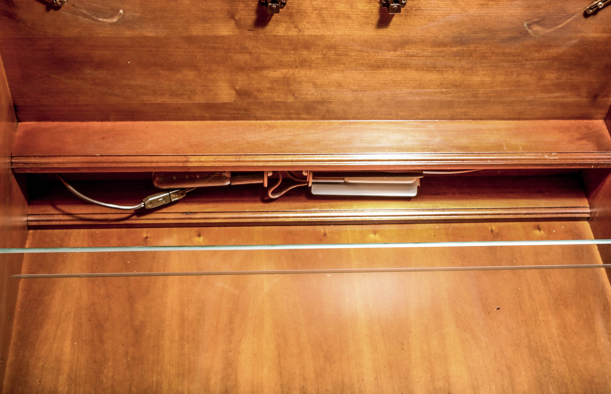 Vintage Chippendale Style Two Unit China Cabinet