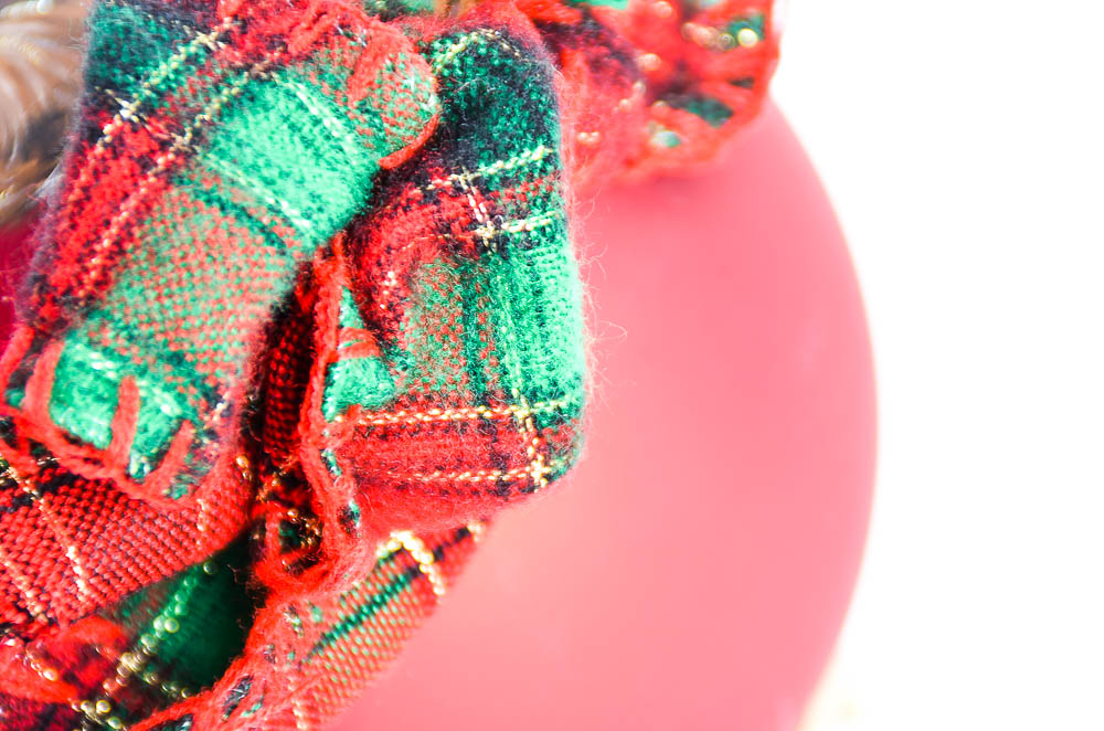 Natalie Sarabella Christmas Ornament with Teddy Bear Design