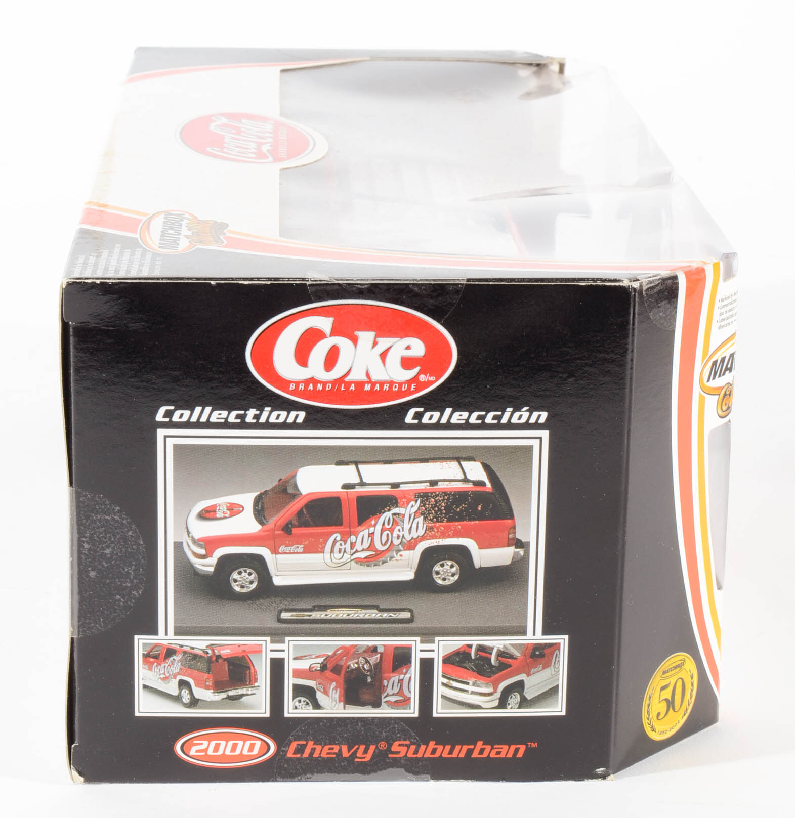 Four Coca-Cola Matchbox/Johnny Lightning Cars