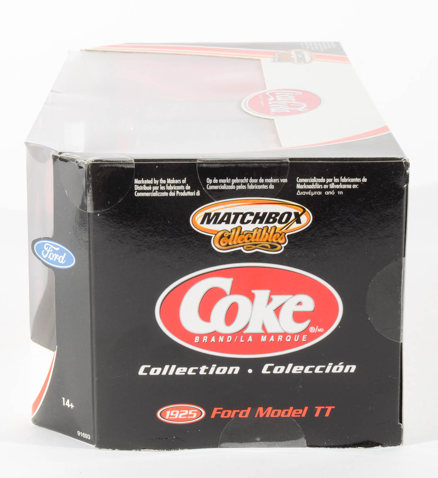 Four Coca-Cola Matchbox/Johnny Lightning Cars