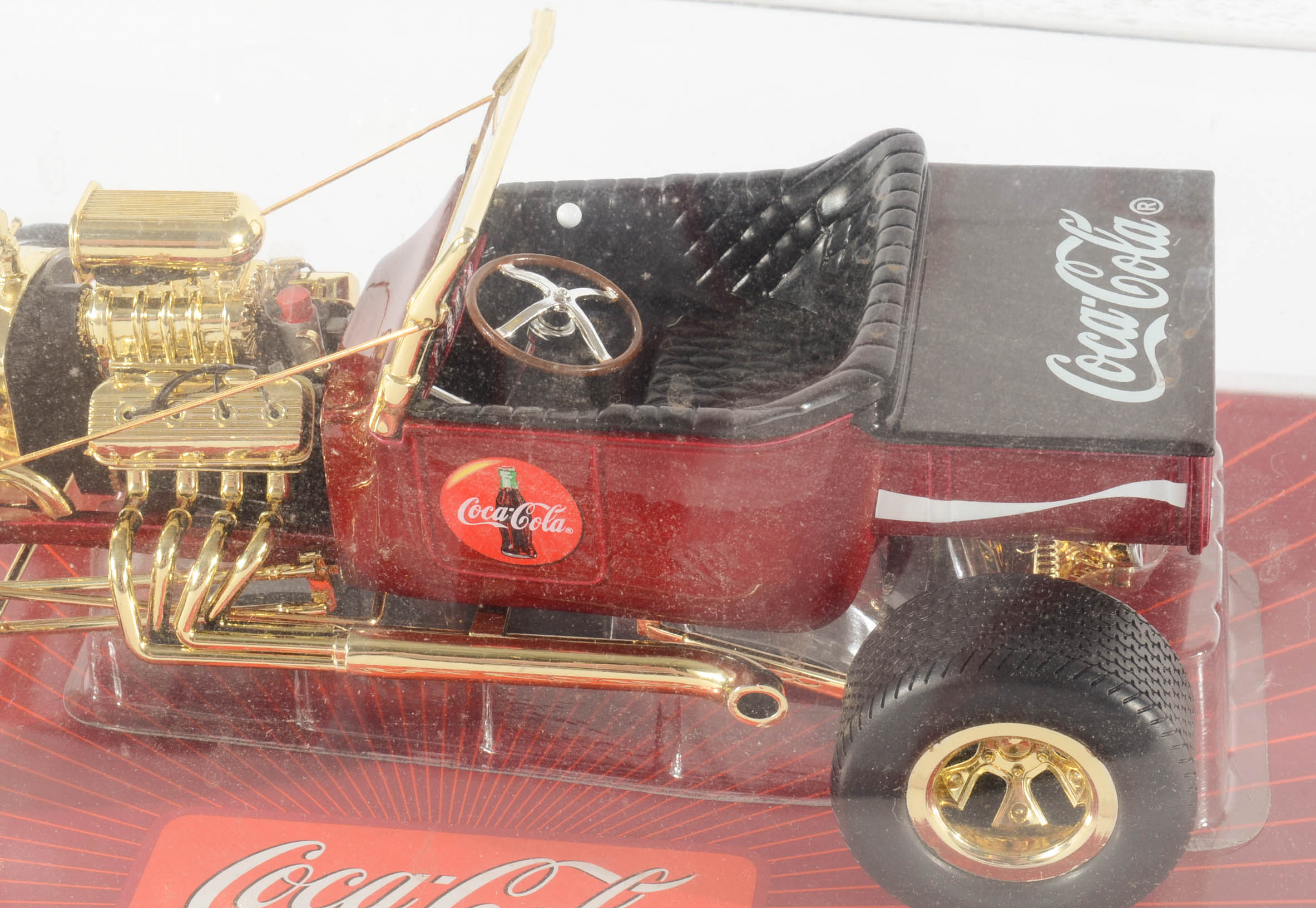 Four Coca-Cola Matchbox/Johnny Lightning Cars