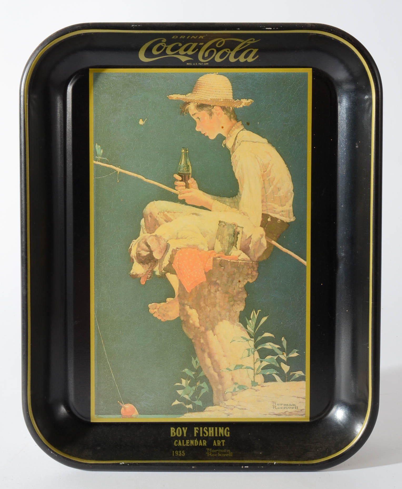 Selection Of Contemporary Coca-Cola Metal Serving Trays