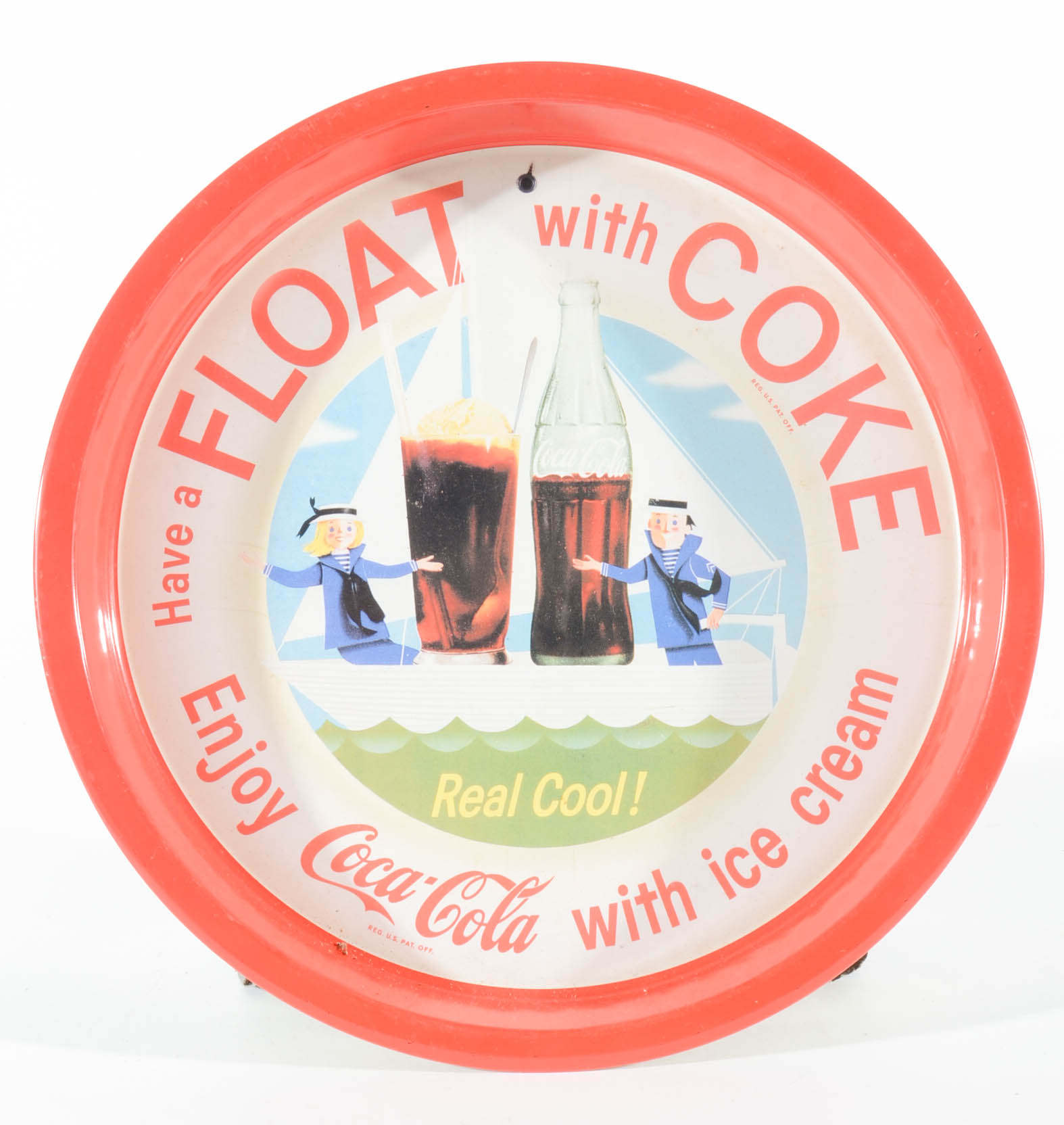 Selection Of Contemporary Coca-Cola Metal Serving Trays