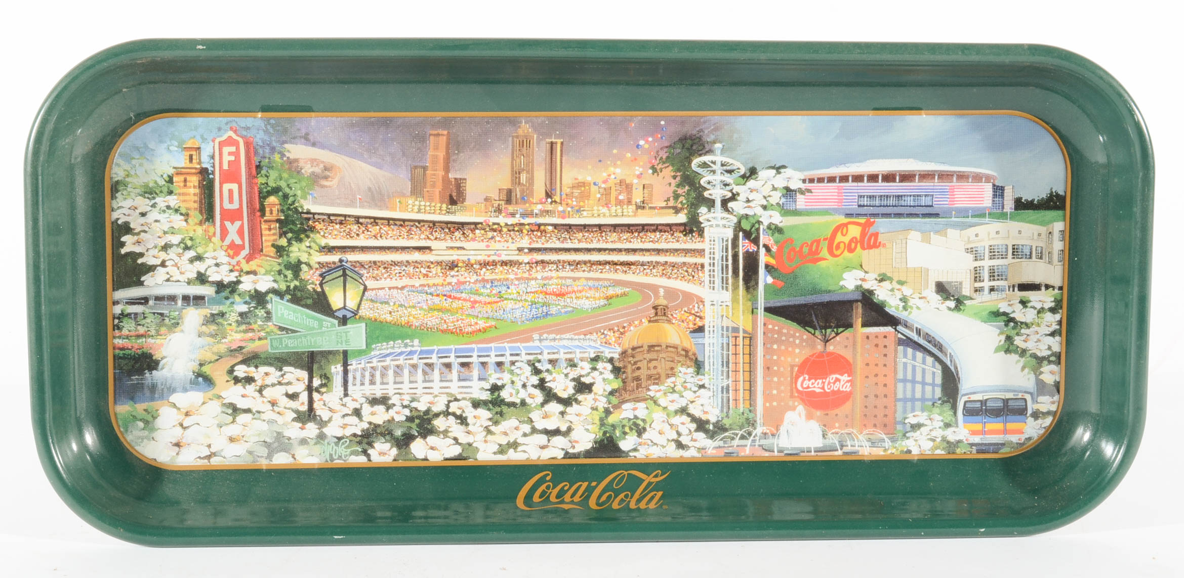 Selection Of Contemporary Coca-Cola Metal Serving Trays