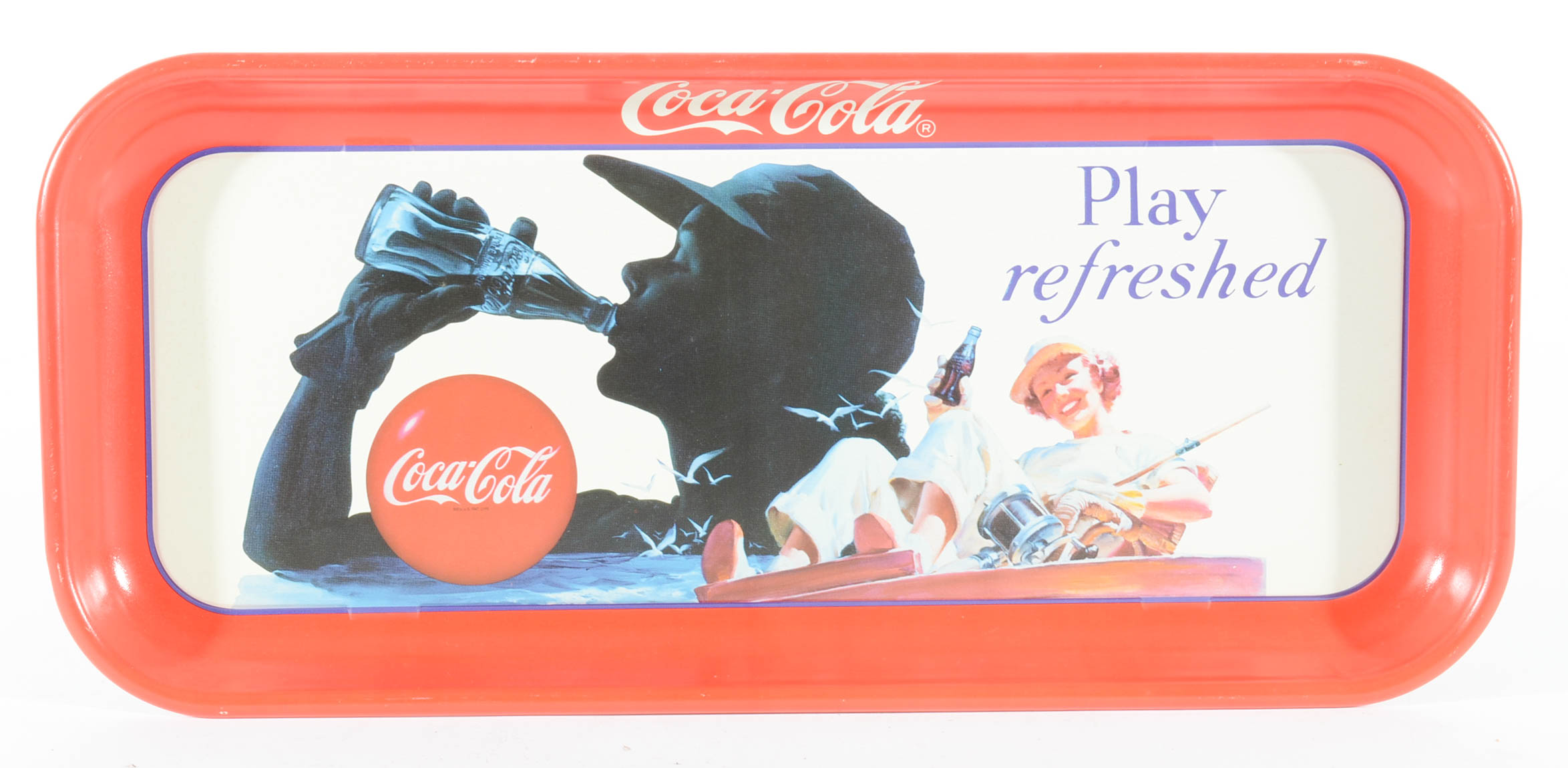 Selection Of Contemporary Coca-Cola Metal Serving Trays