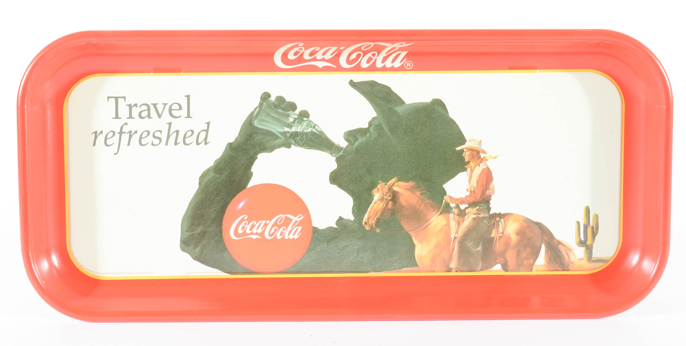 Selection Of Contemporary Coca-Cola Metal Serving Trays