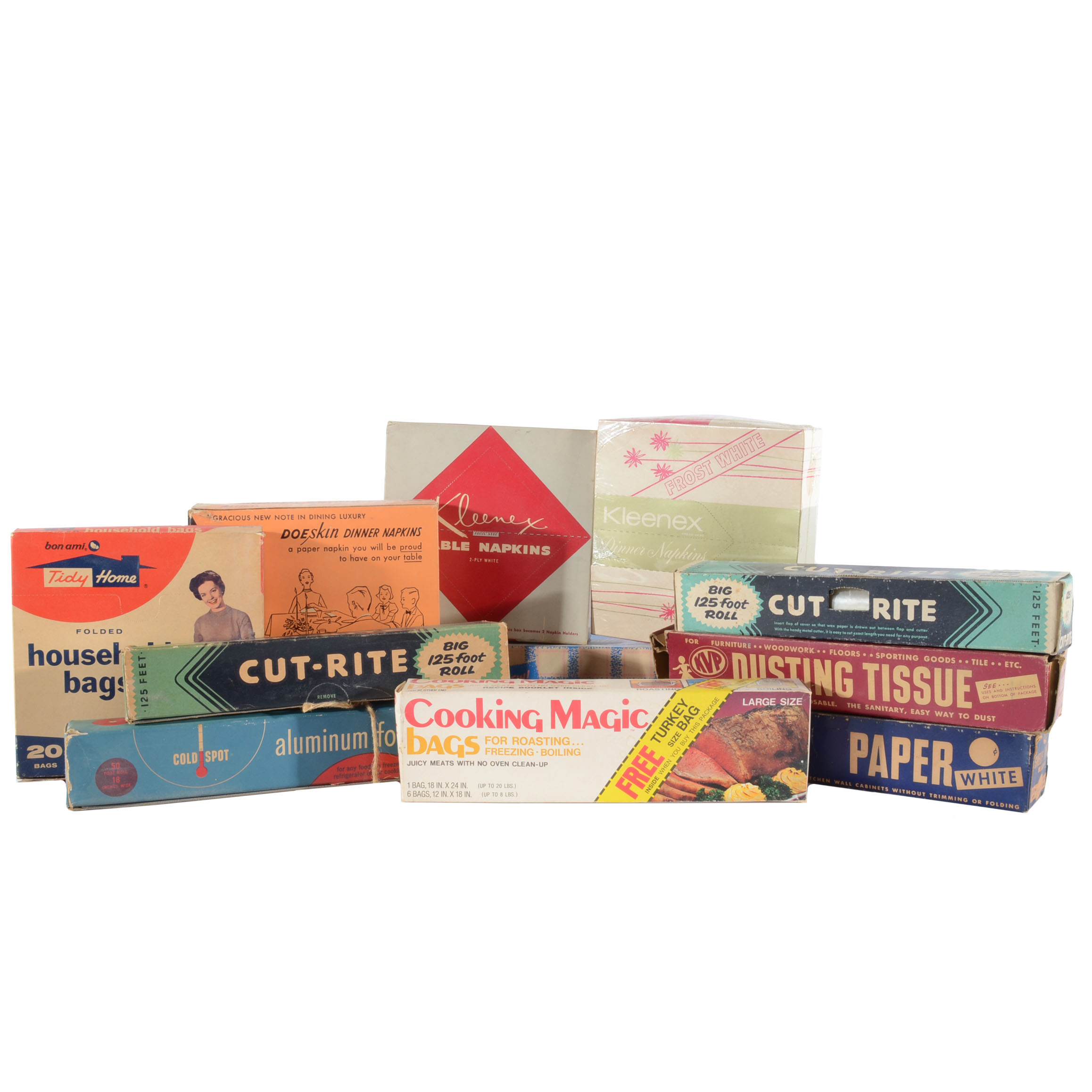 Assorted Disposable 1950s-1960 Paper Advertising Products
