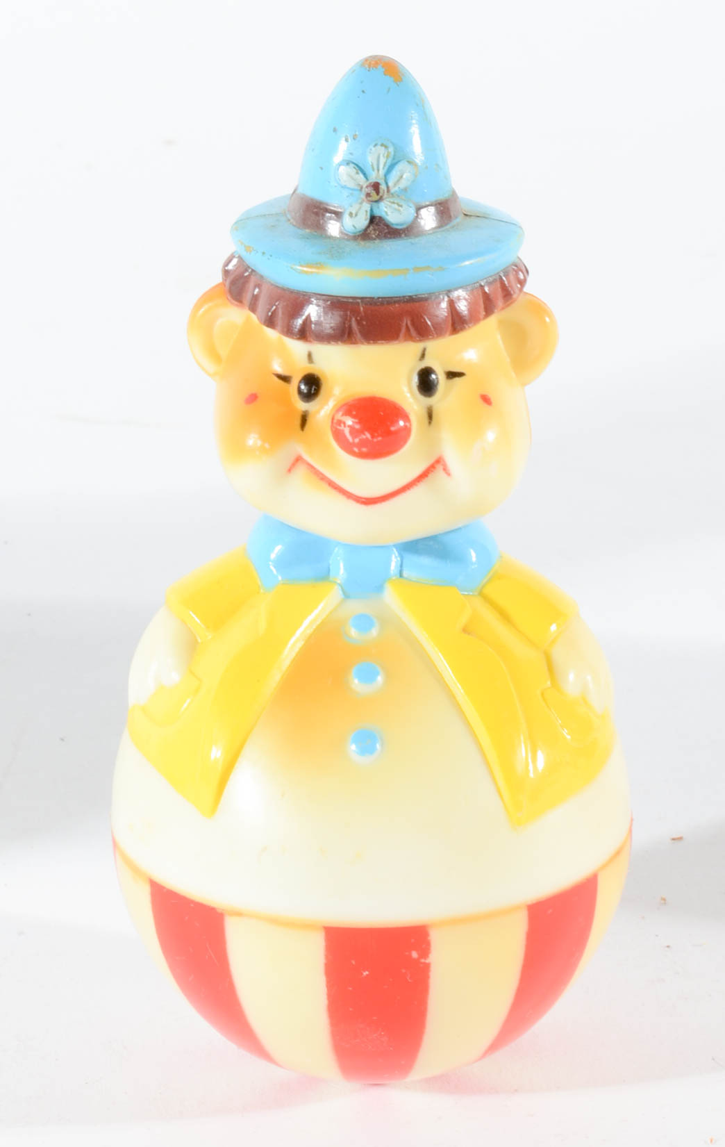 Twelve 1940s-1960s Rolly Polly Children Toys