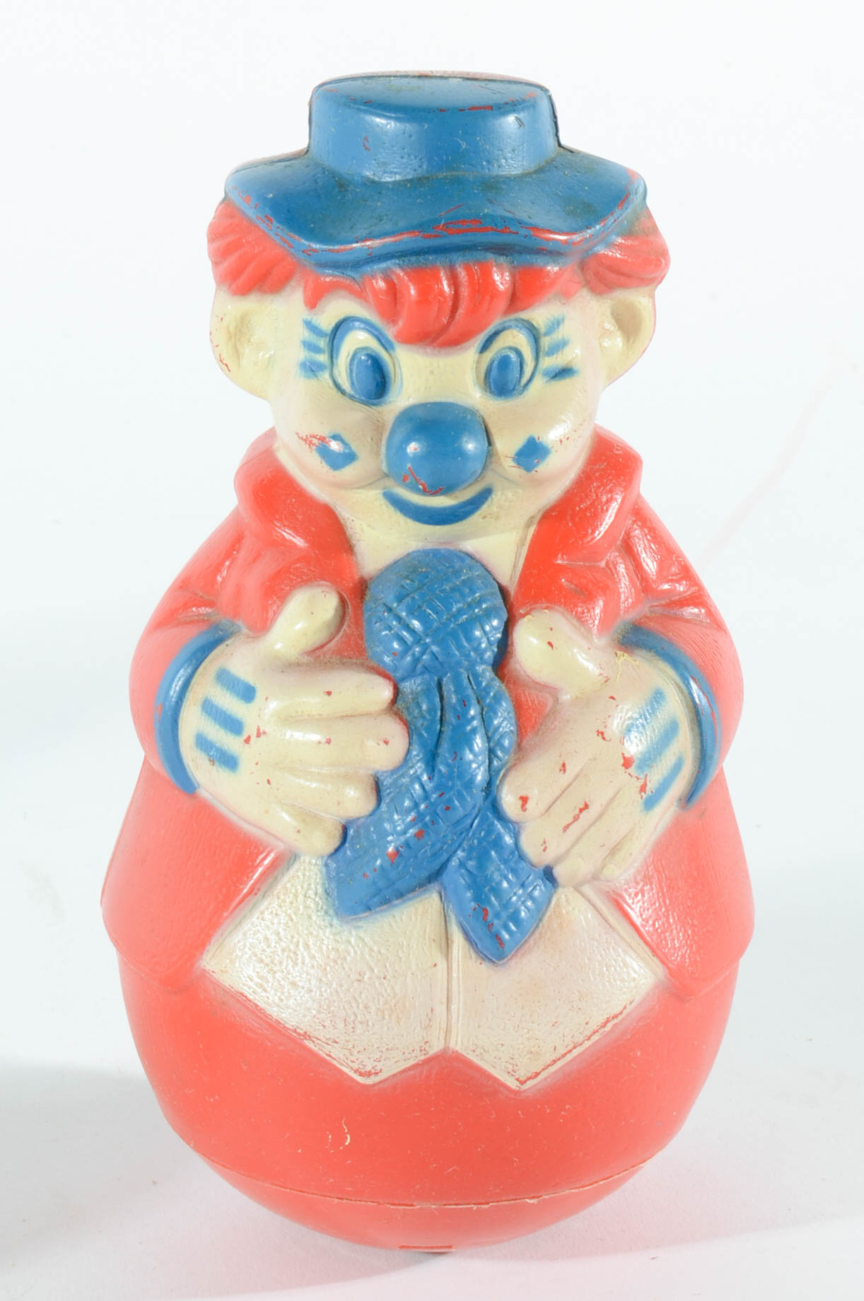 Twelve 1940s-1960s Rolly Polly Children Toys