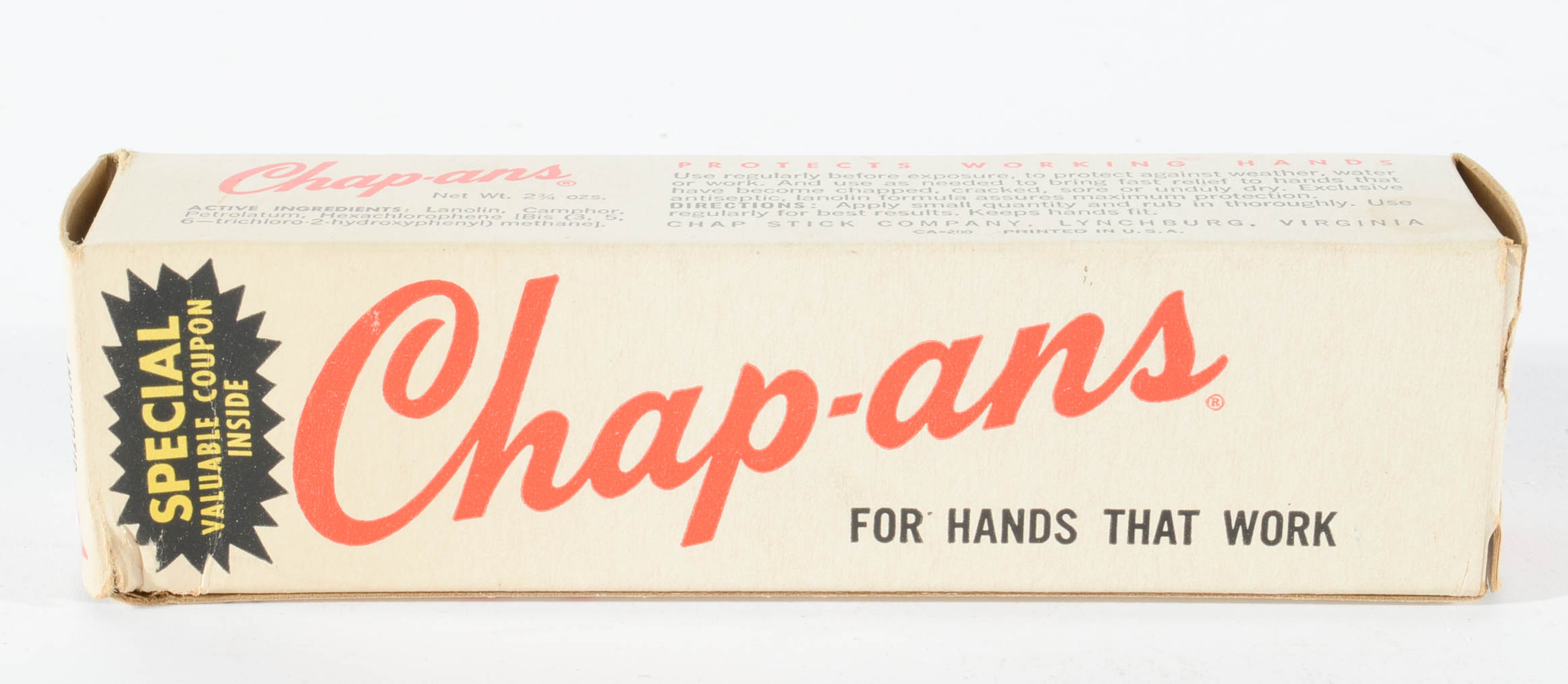 Vintage Products Advertising Packages and Boxes
