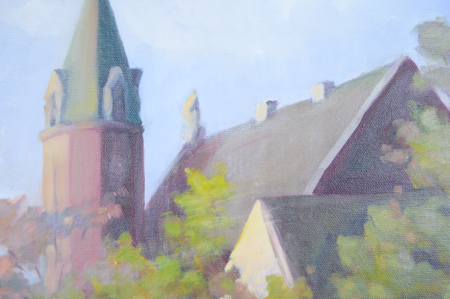 Noemi Safai Original Oil on Canvas "Mount Adams III"