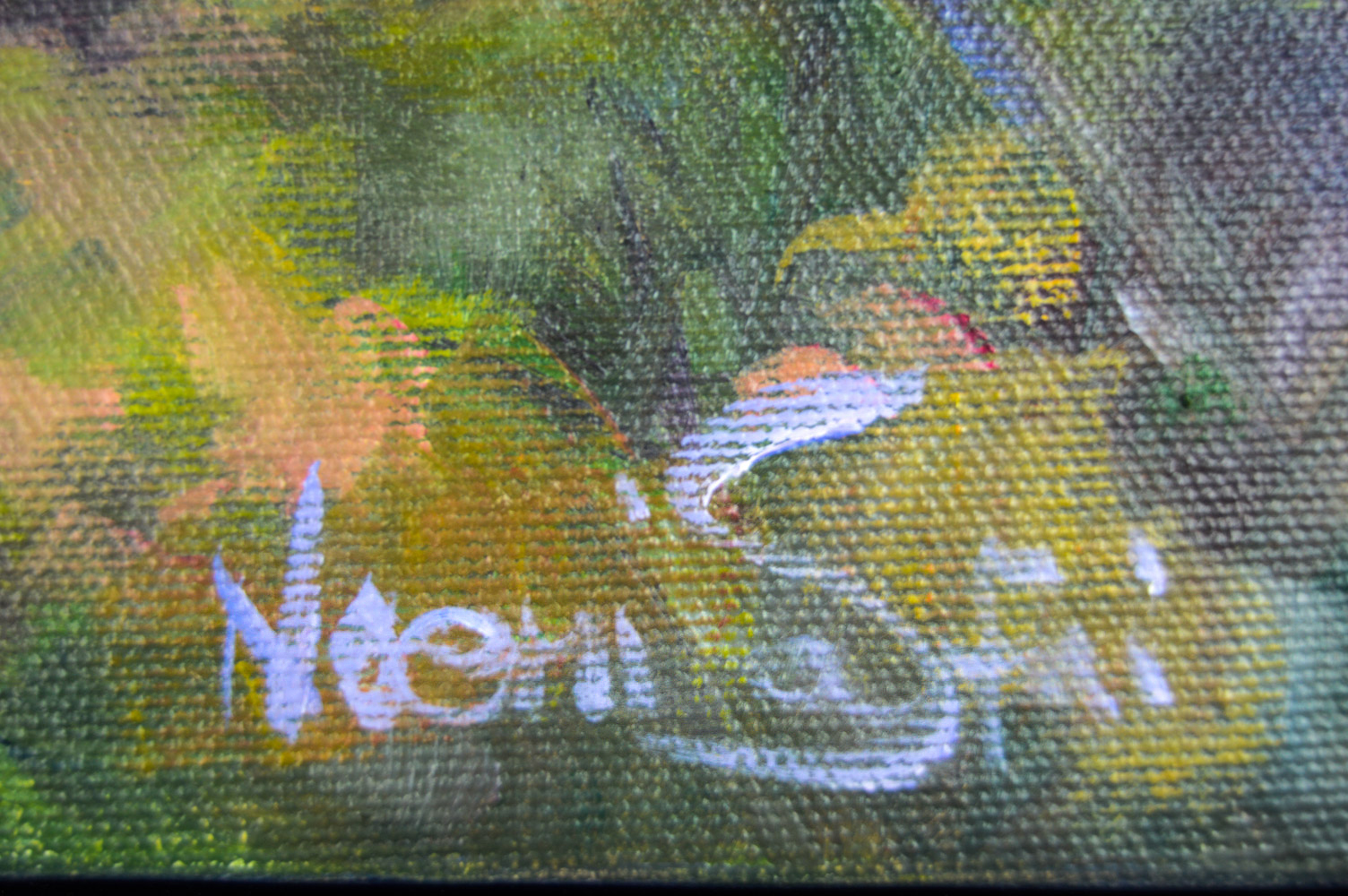 Noemi Safai Original Oil on Canvas "Mount Adams III"