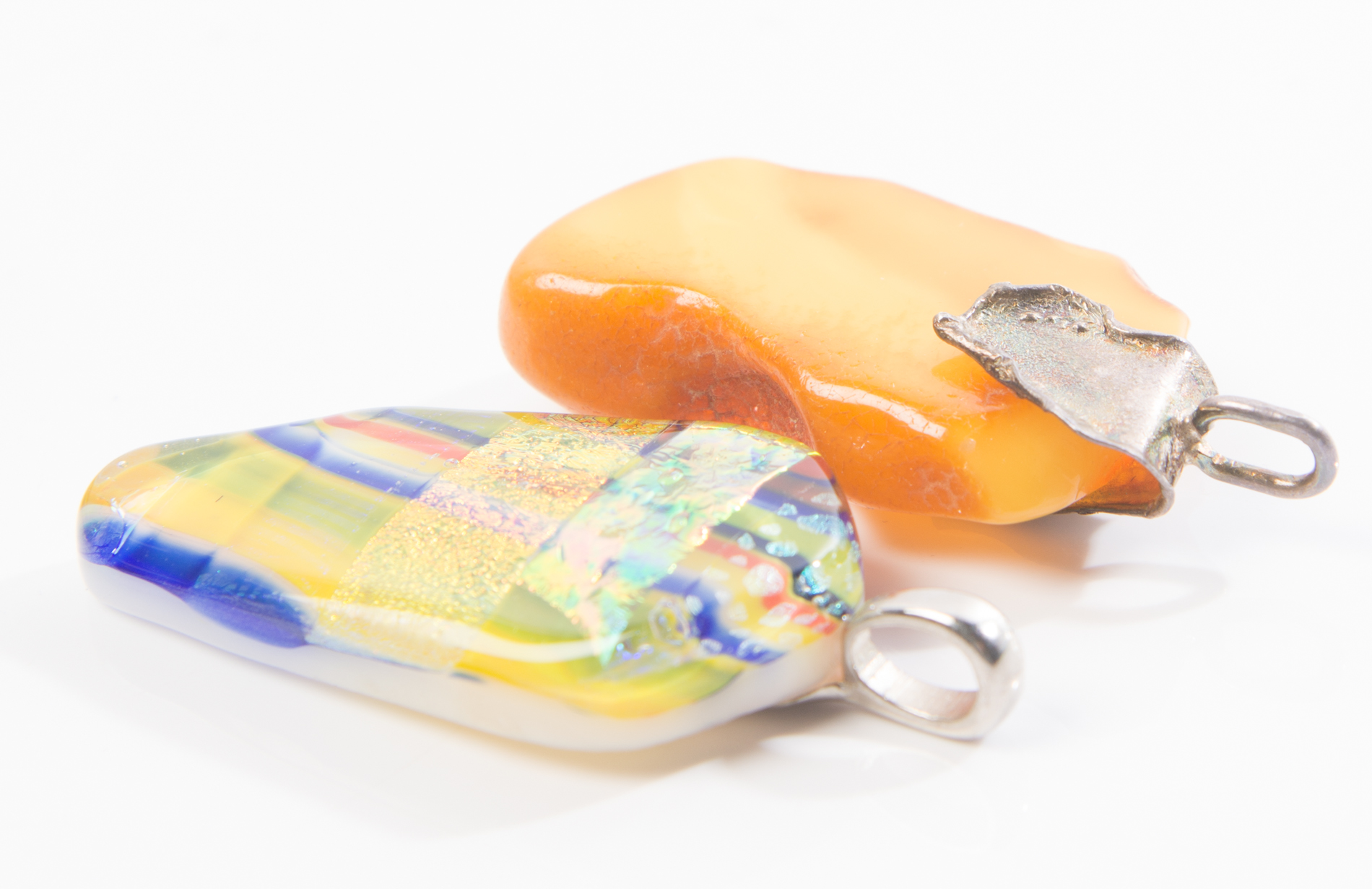 Costume Jewelry Featuring Art Glass