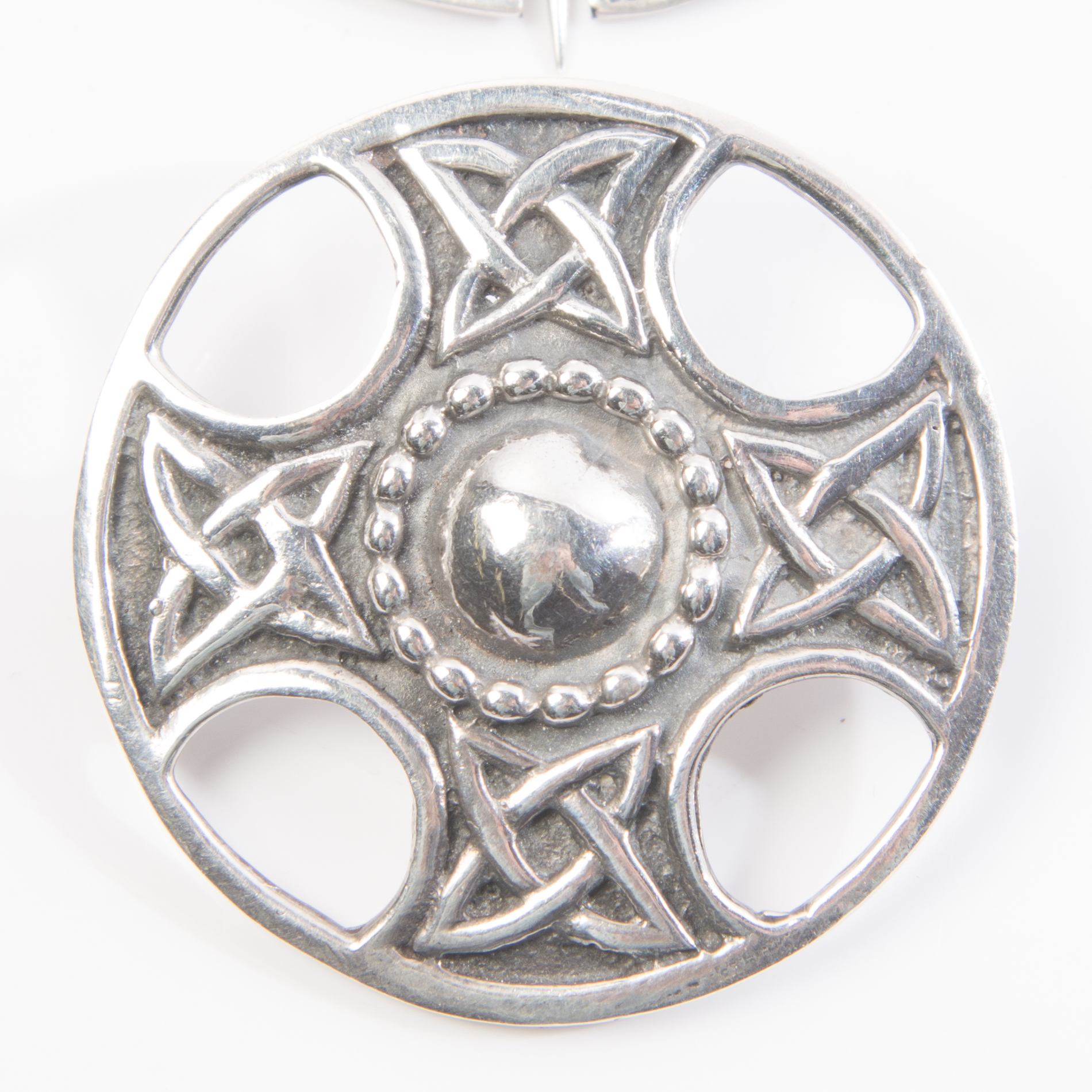 Sterling Silver Celtic Brooch and Kilt Pin