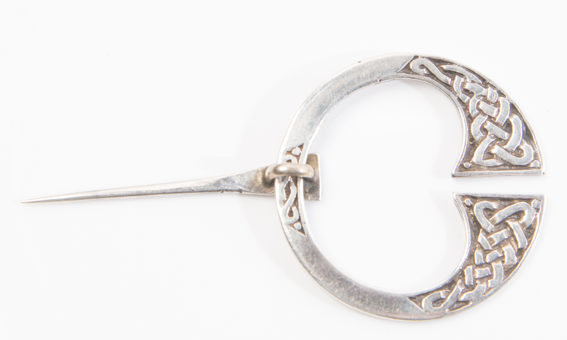 Sterling Silver Celtic Brooch and Kilt Pin