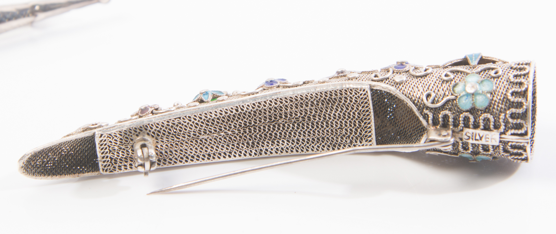 Vintage Sterling Silver Brooches