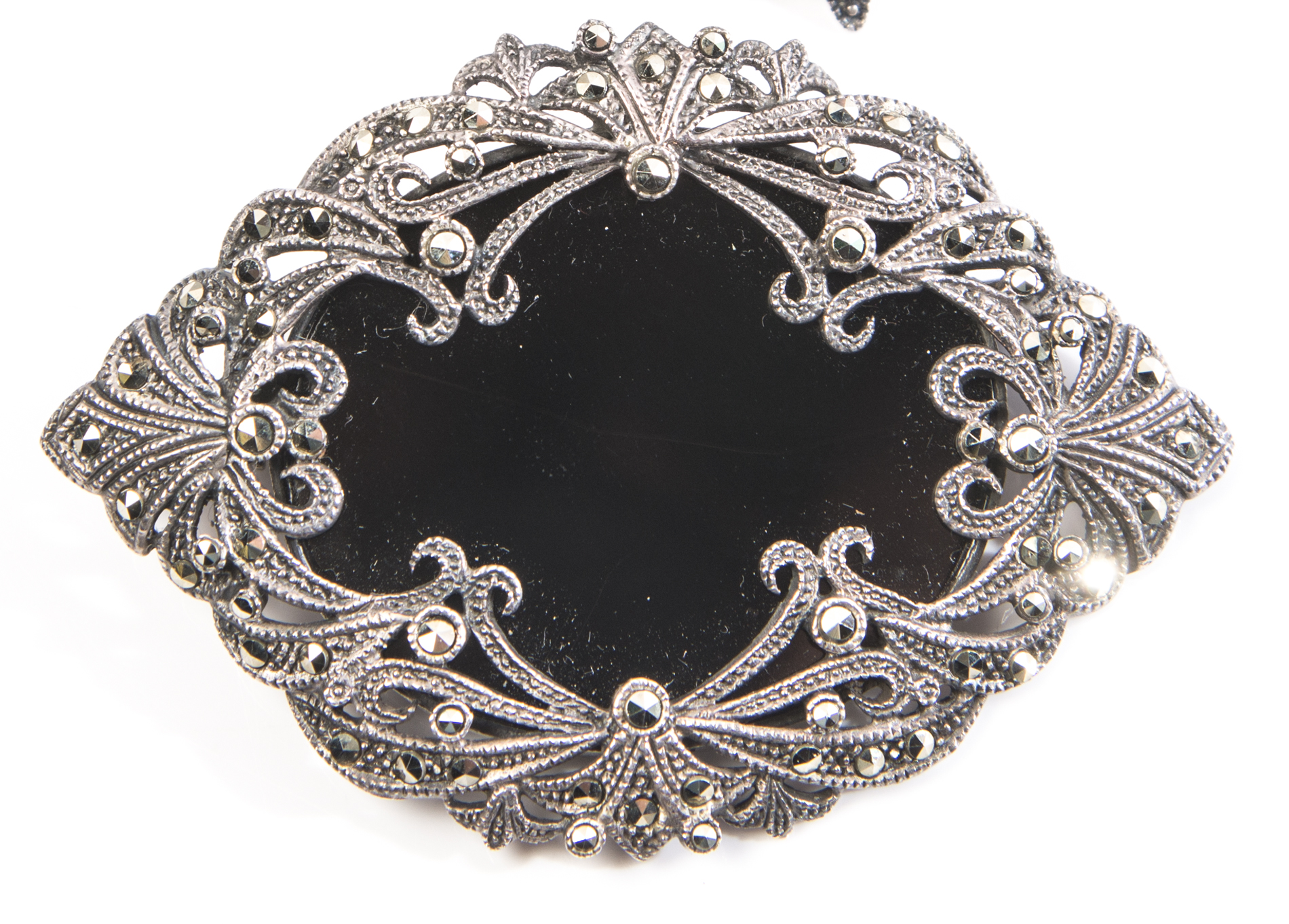 Sterling Silver Marcasite Brooches
