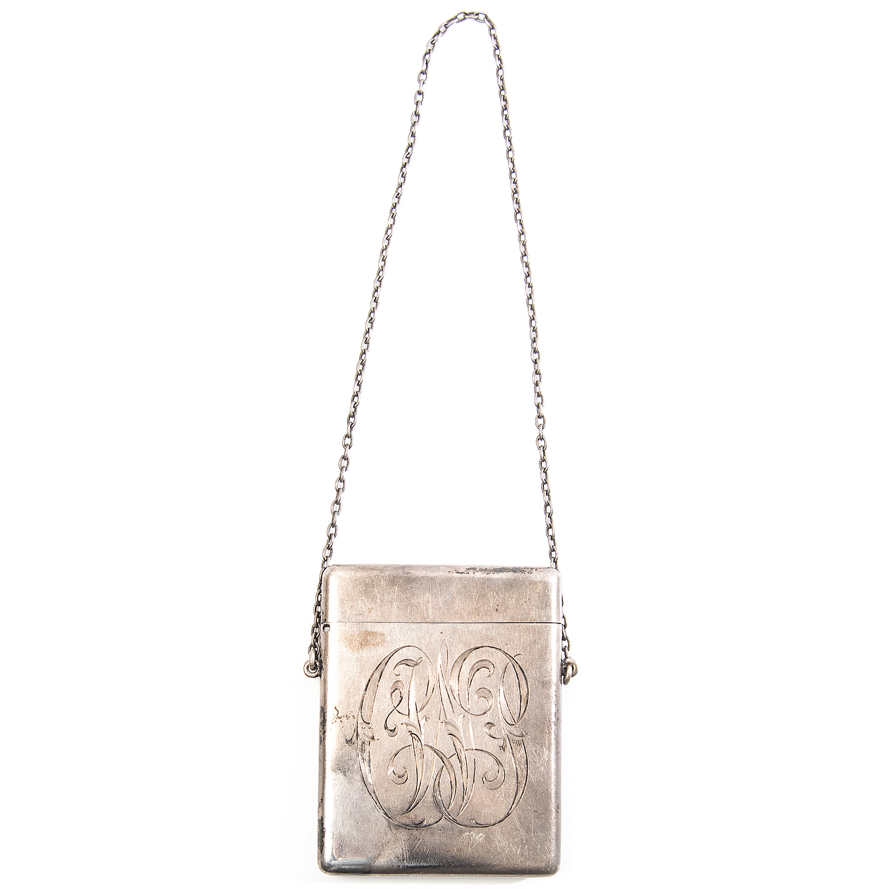 Wm. B. Kerr Co. Sterling Silver Monogrammed Card Case