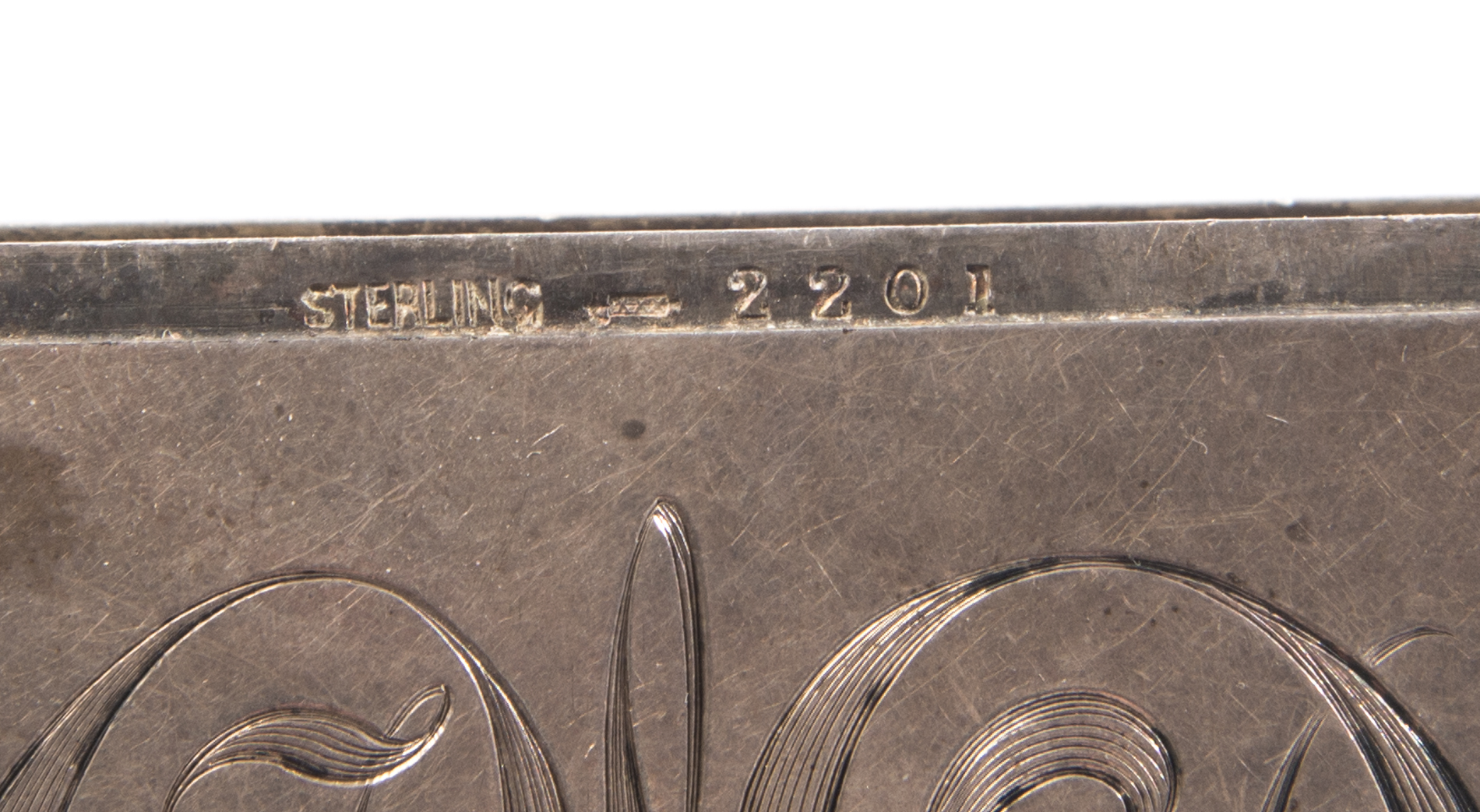 Wm. B. Kerr Co. Sterling Silver Monogrammed Card Case