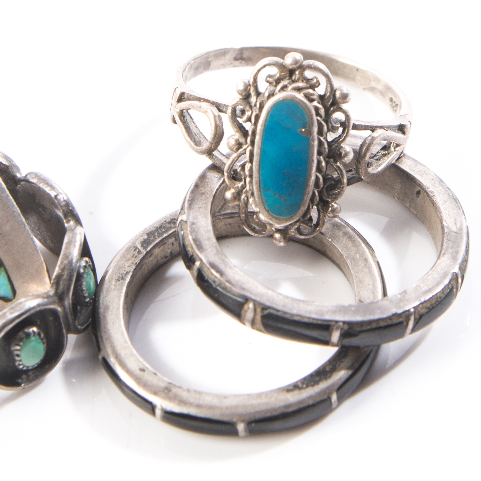 Sterling Silver Native American Style Rings