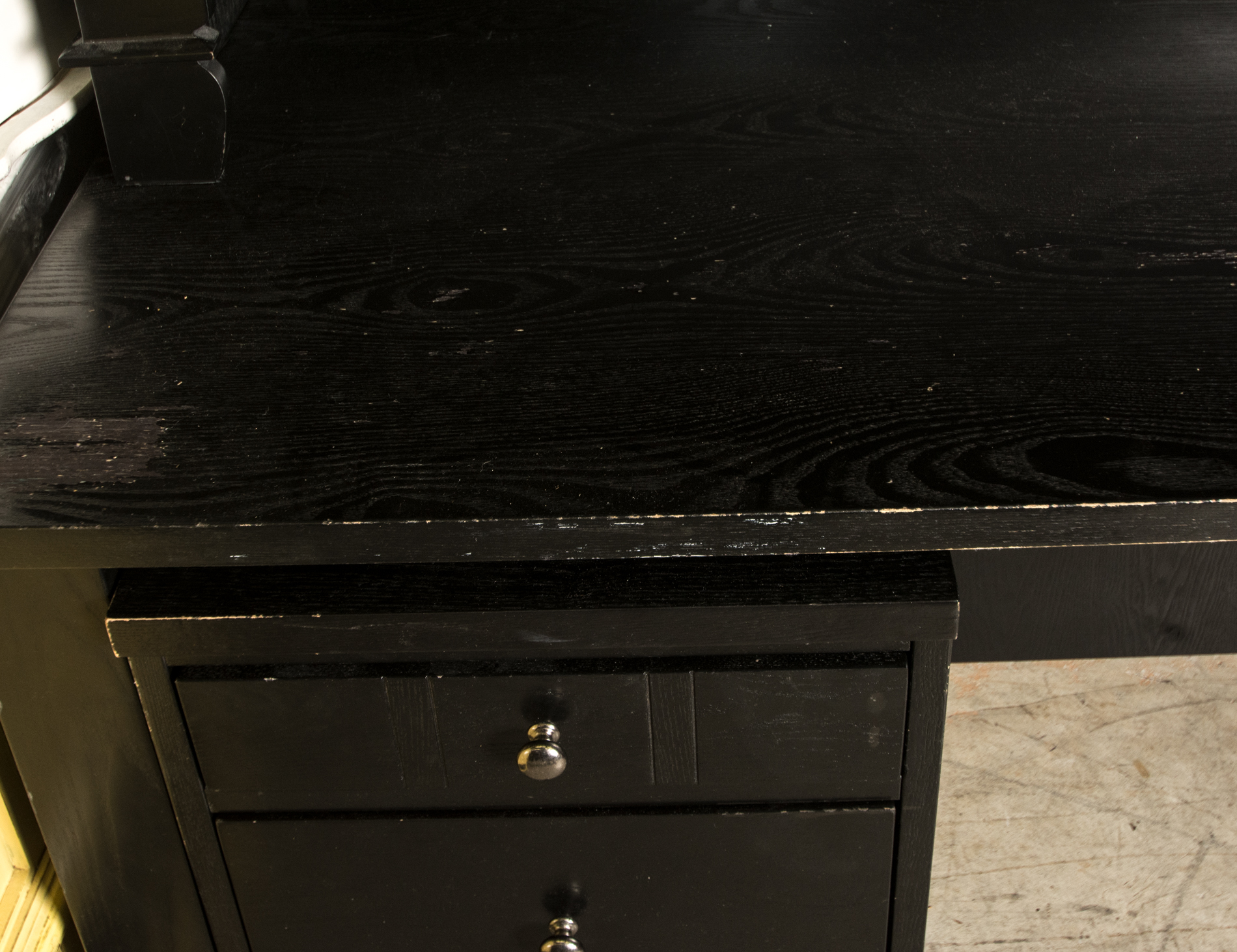 Contemporary Office Desk with Hutch by Amico