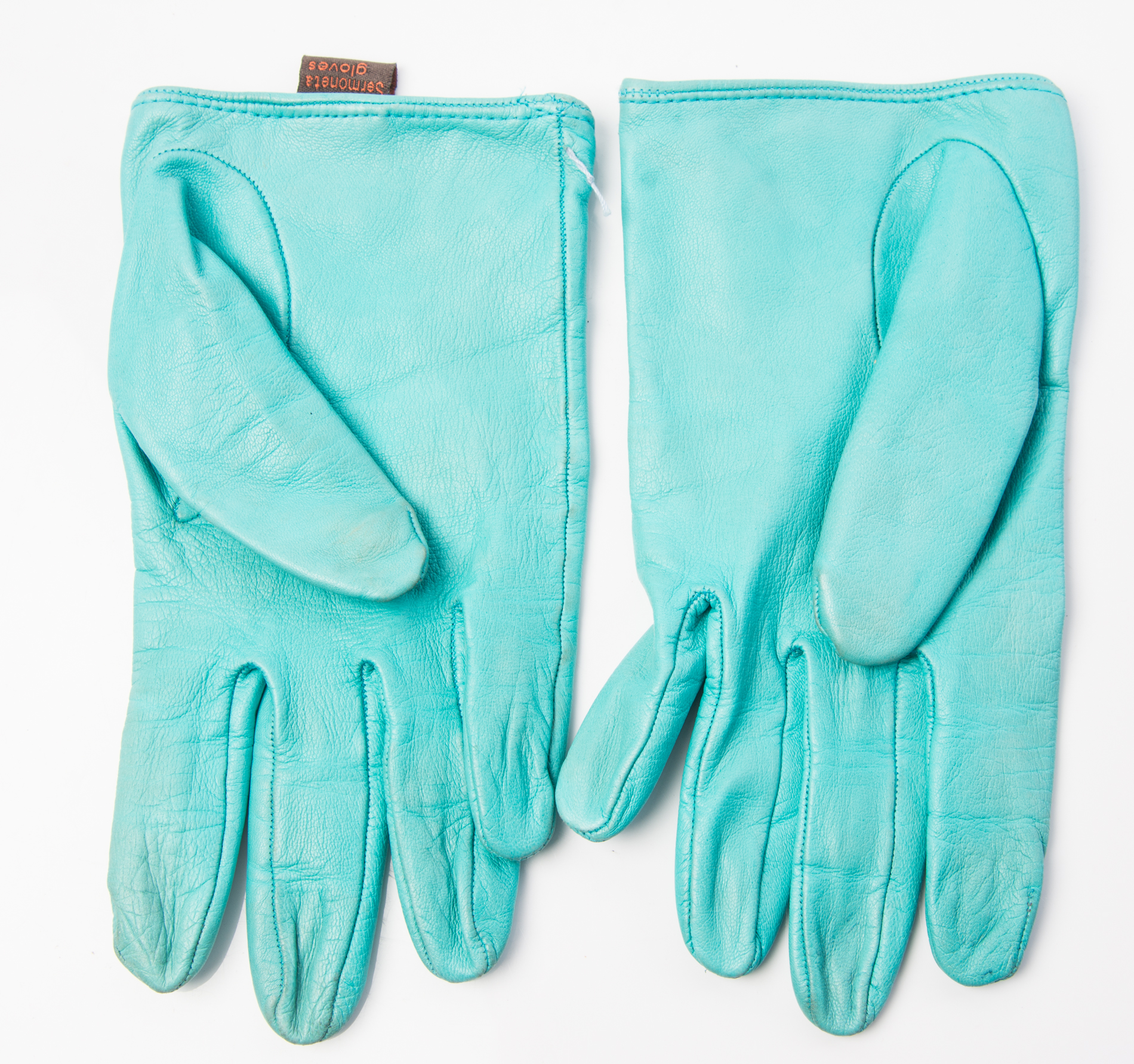 Sermonetta Aqua Italian Leather Gloves