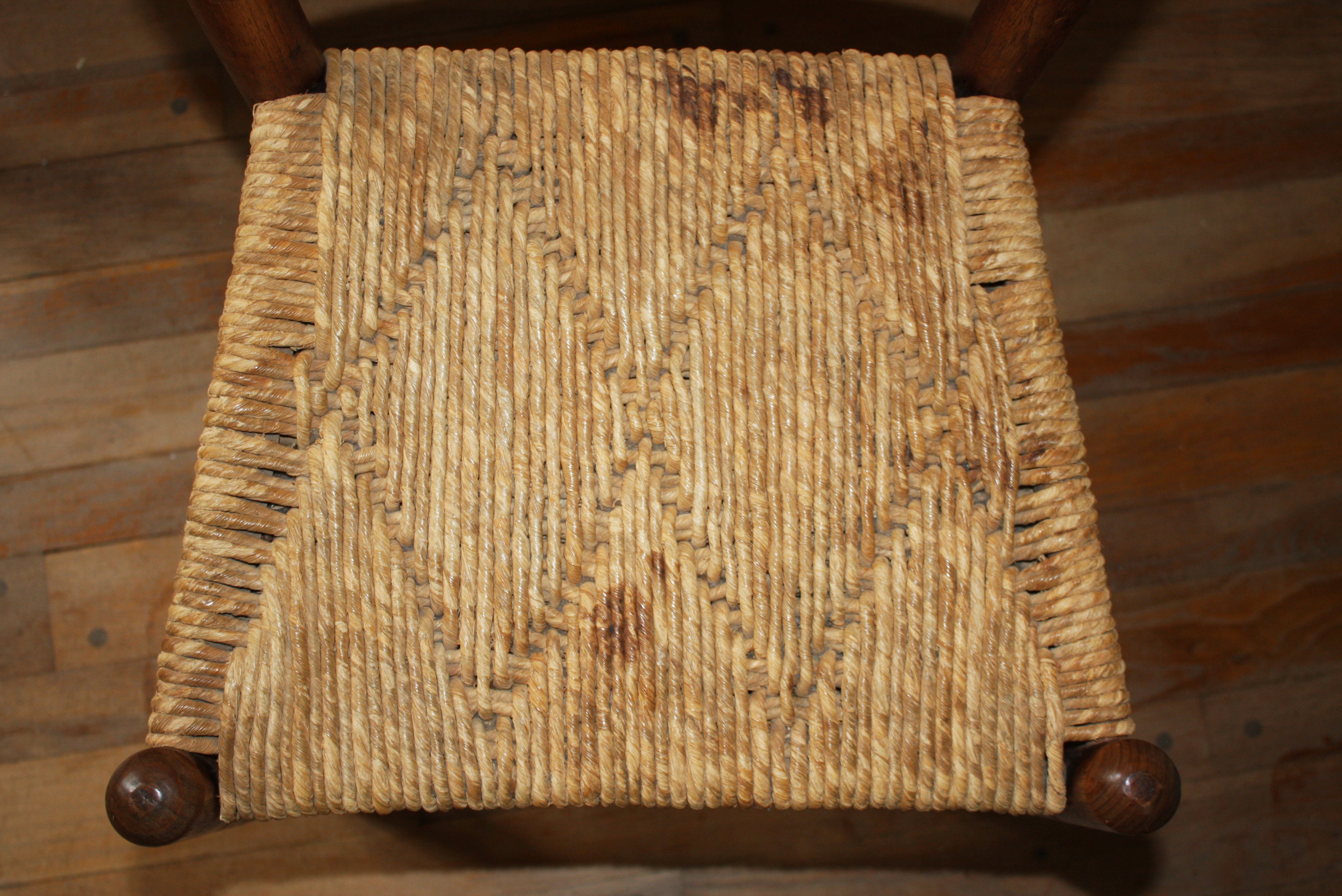 Set of Four Vintage Ladder Back Dining Chairs